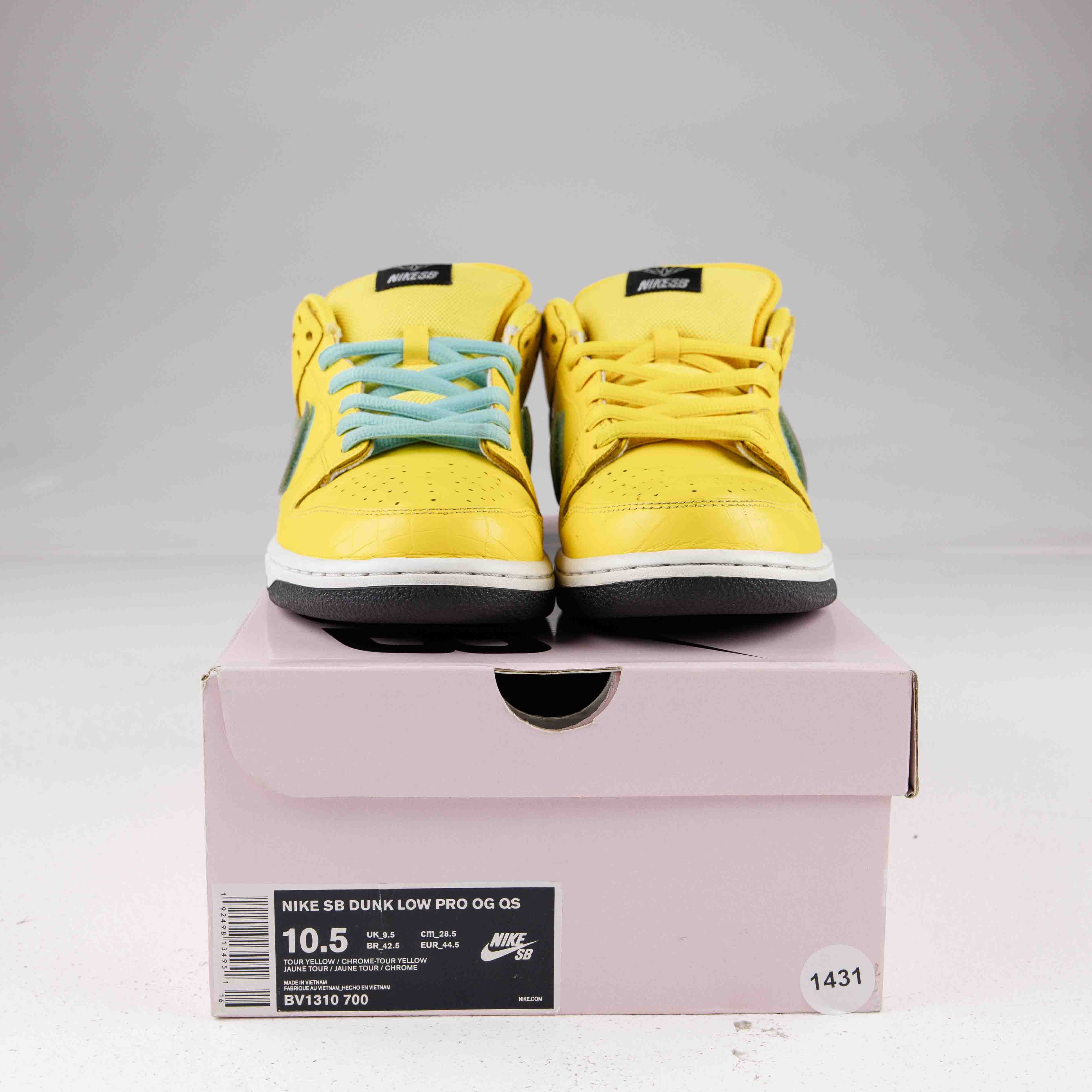 Nike SB Dunk Low Diamond Supply Co. Canary Diamond (Friends and Family) - Used - 1431