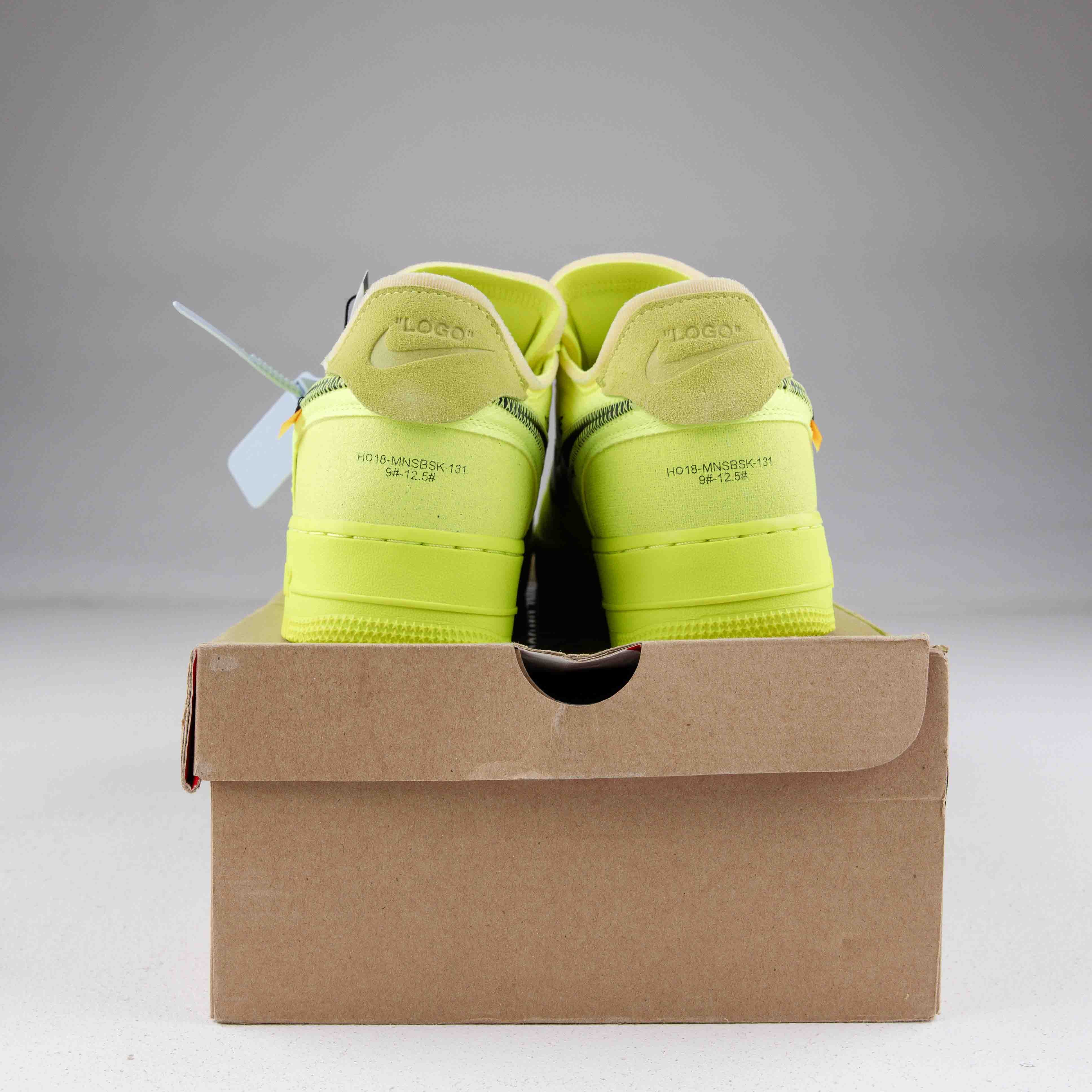 Nike Air Force 1 Low Off-White Volt - Used - 4030