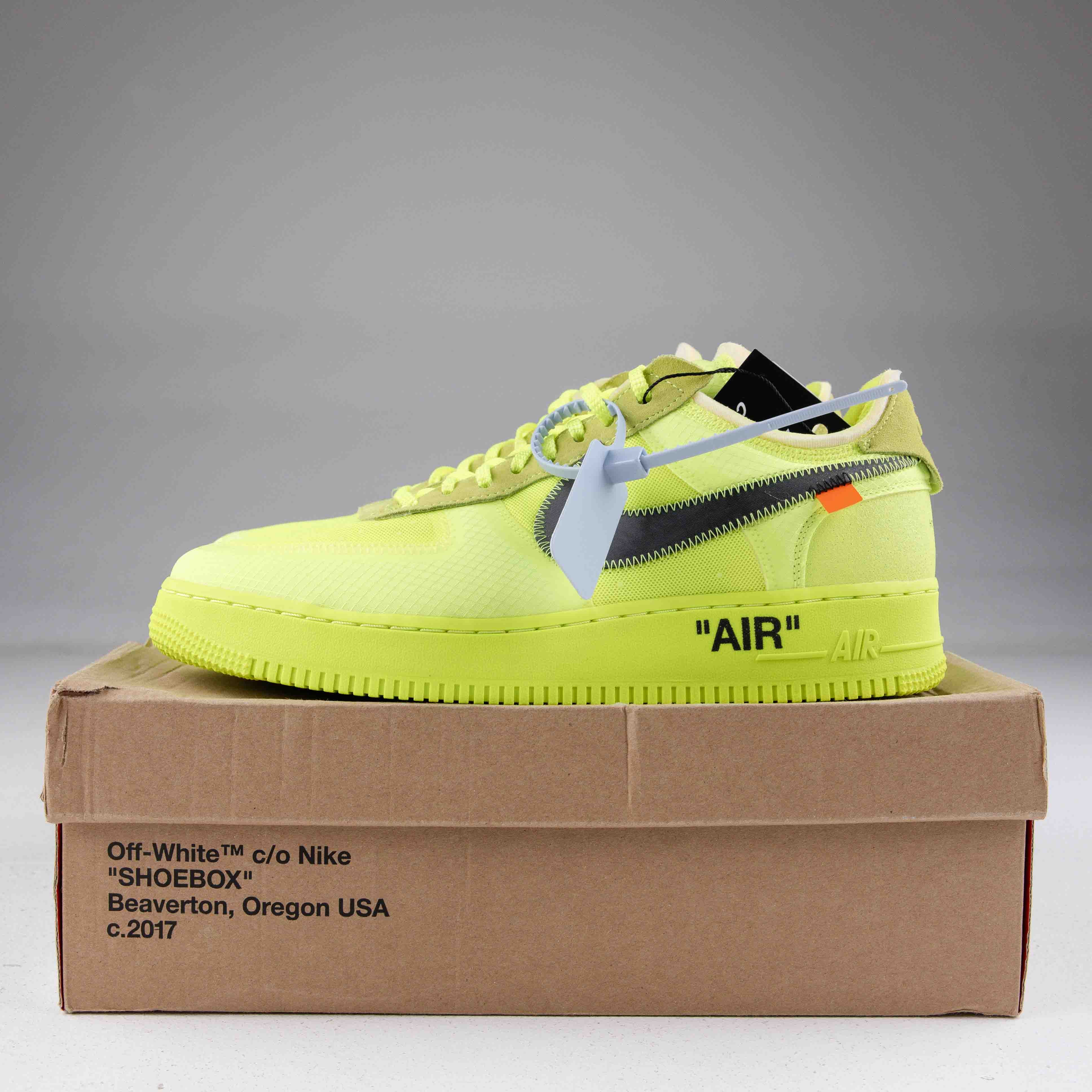 Nike Air Force 1 Low Off-White Volt - Used - 4030