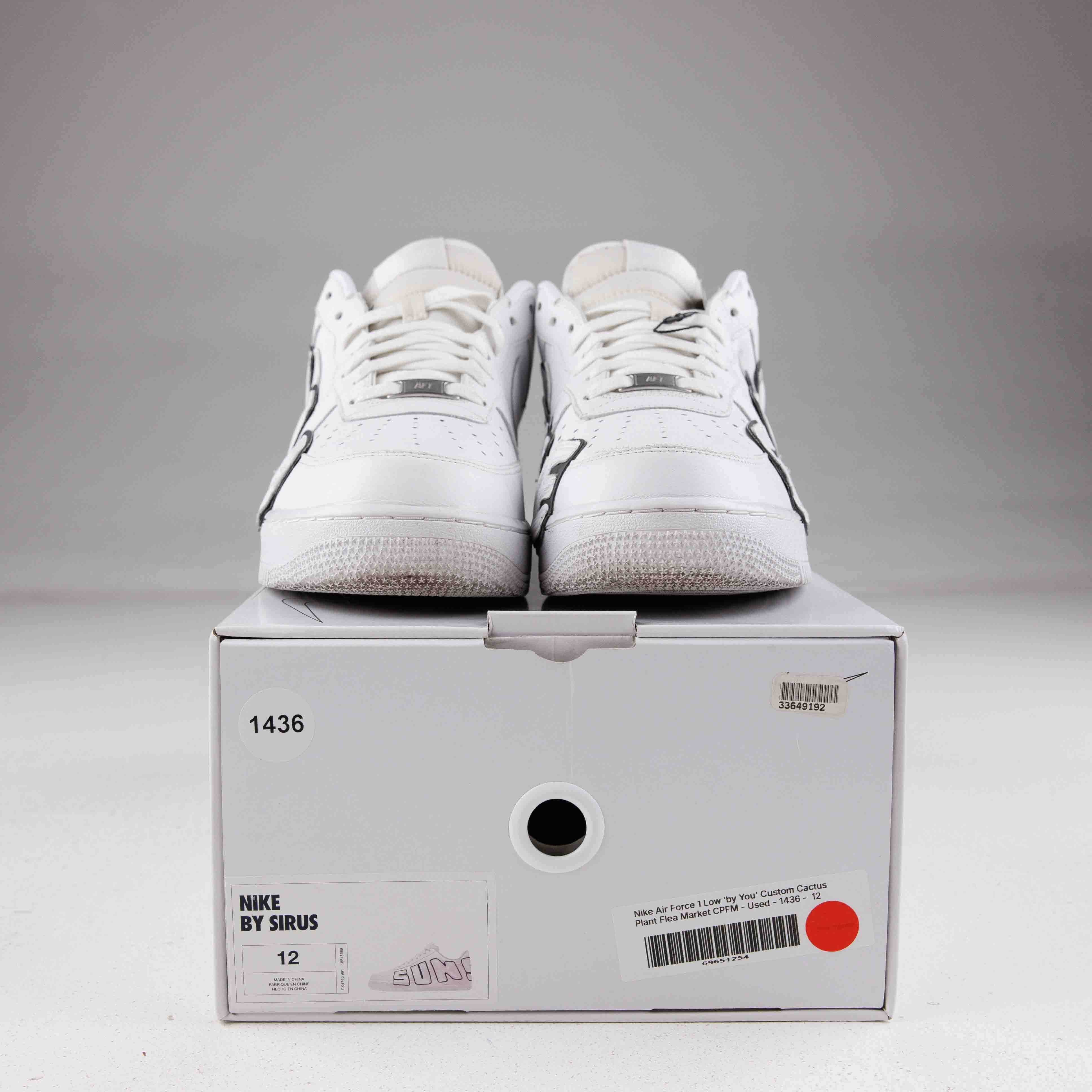 Nike Air Force 1 Low ‘by You’ Custom Cactus Plant Flea Market CPFM - Used - 1436