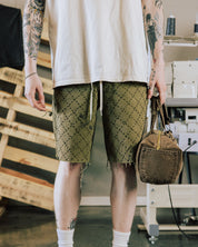 COMMONS HAND STITCHED SHORT OLIVE (R17) - Common Hype