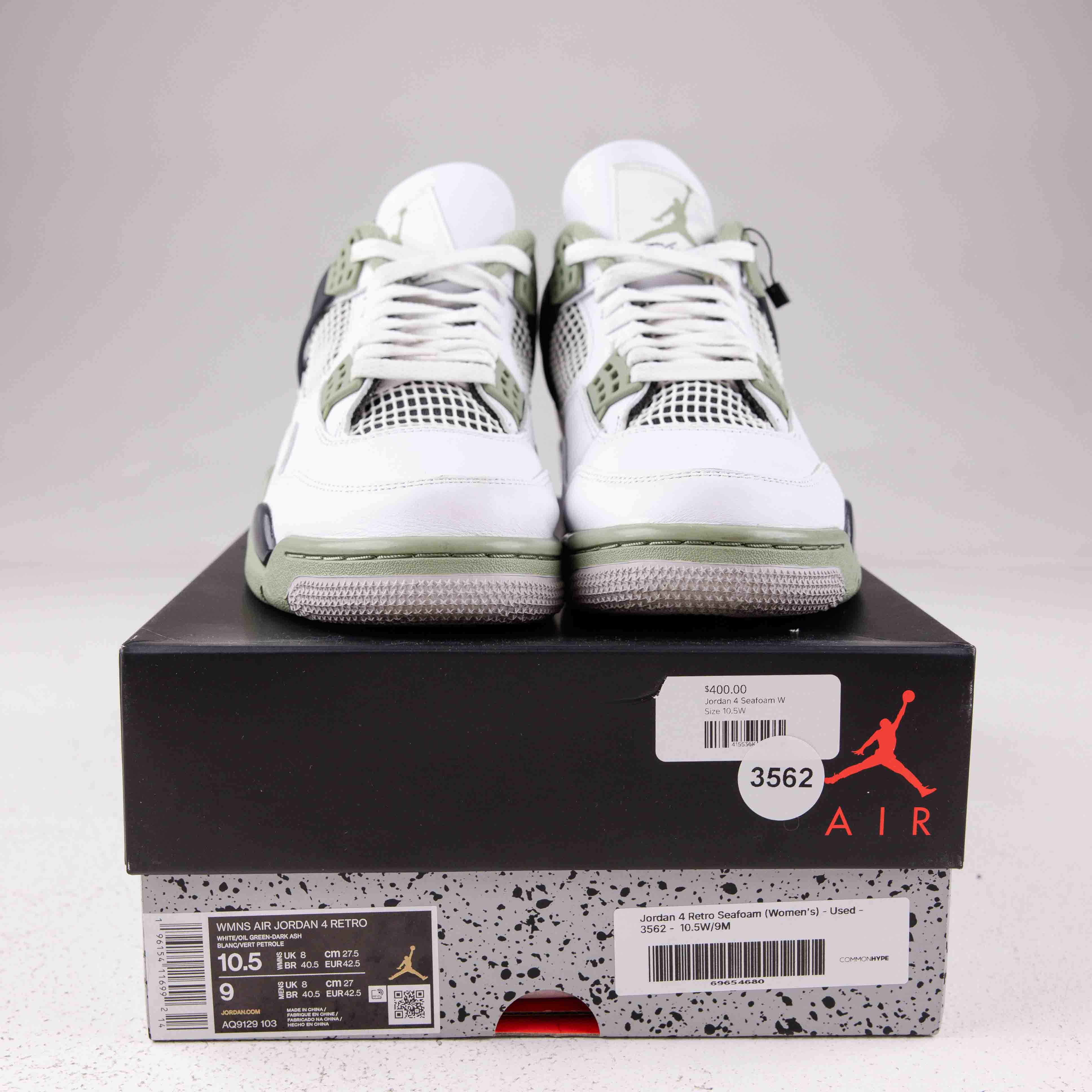 Jordan 4 Retro Seafoam (Women's) - Used - 3562 - Common Hype