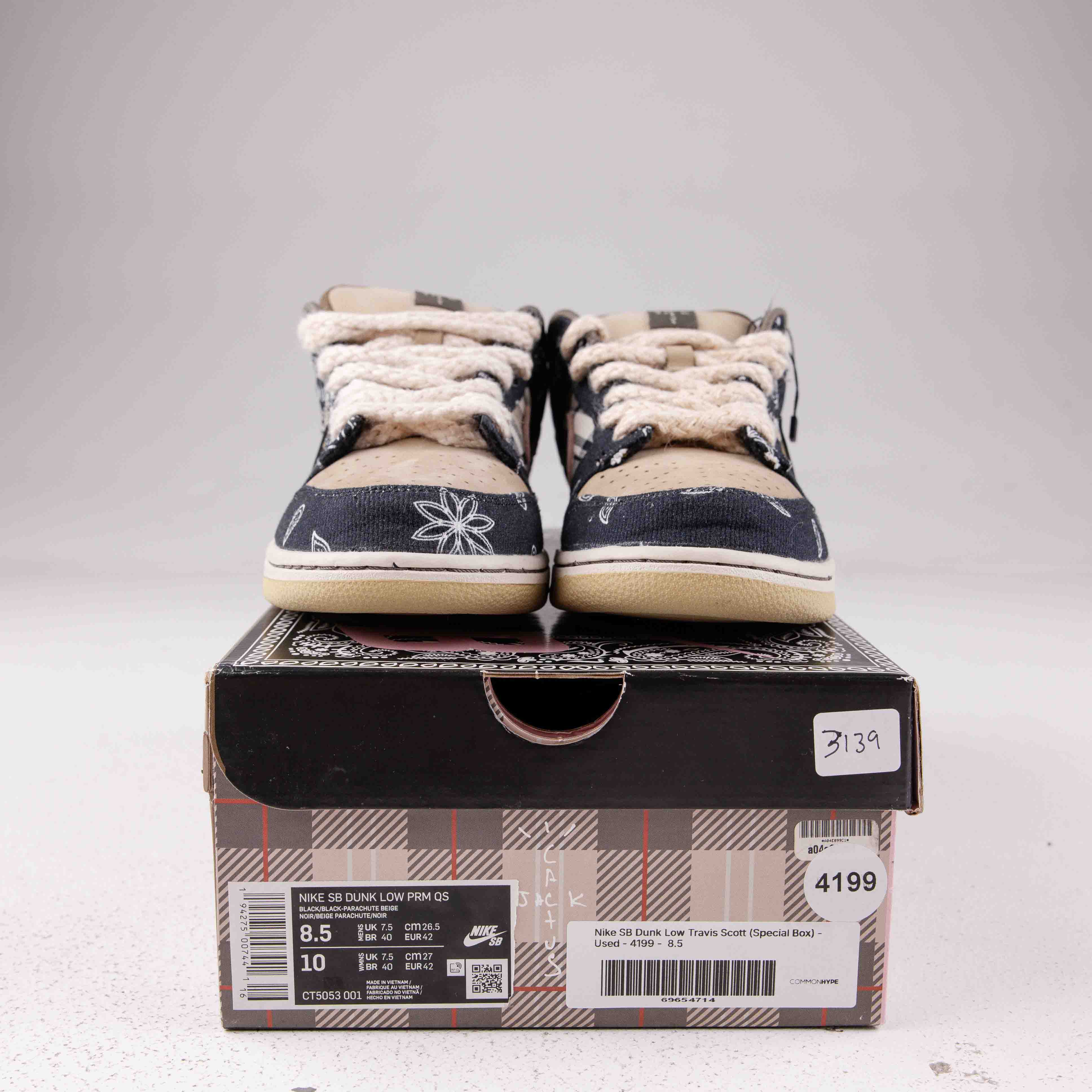 Nike SB Dunk Low Travis Scott (Special Box) - Used - 4199 - Common Hype