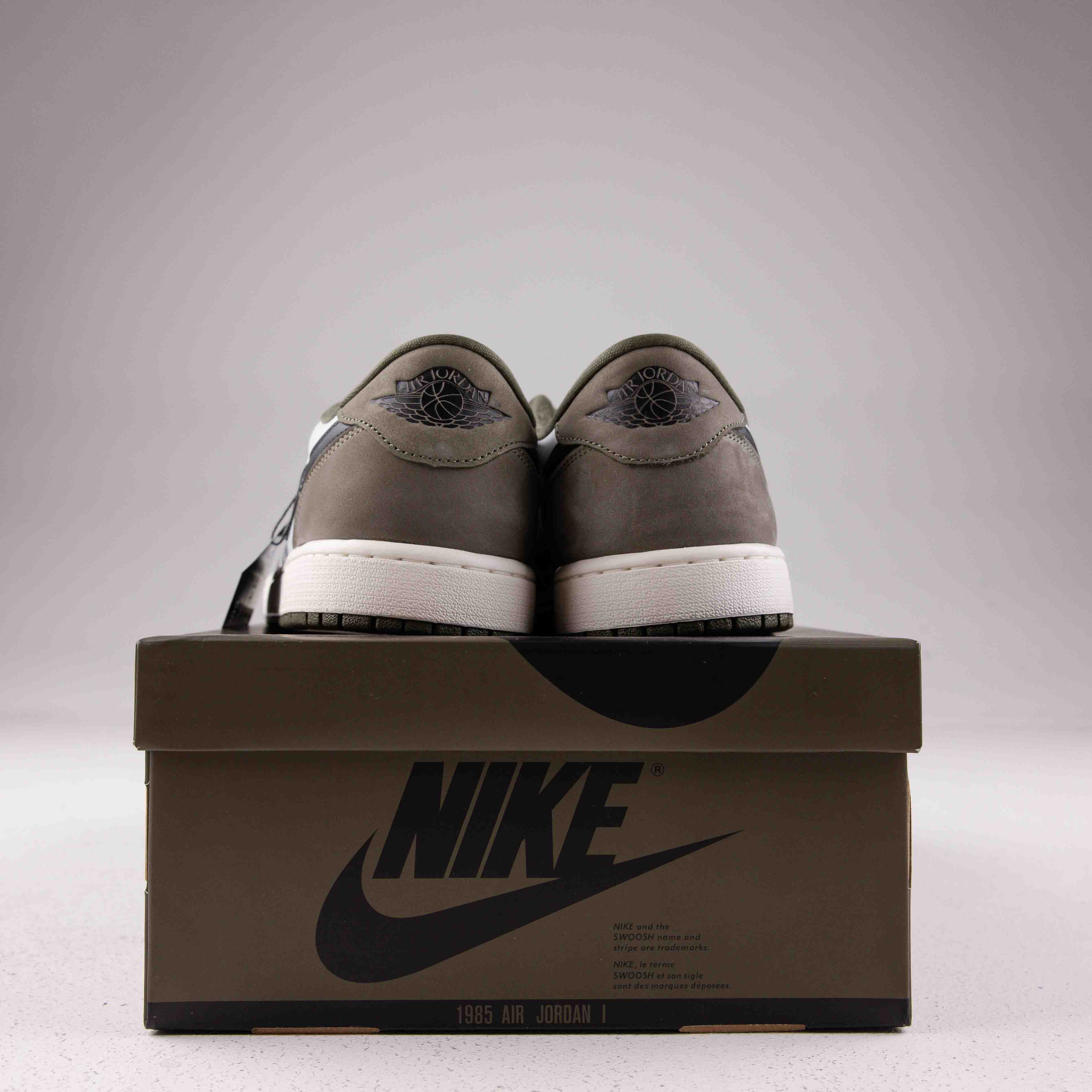 Jordan 1 Retro Low Medium Olive Summit White Sail Black - Used - 1573 - Common Hype