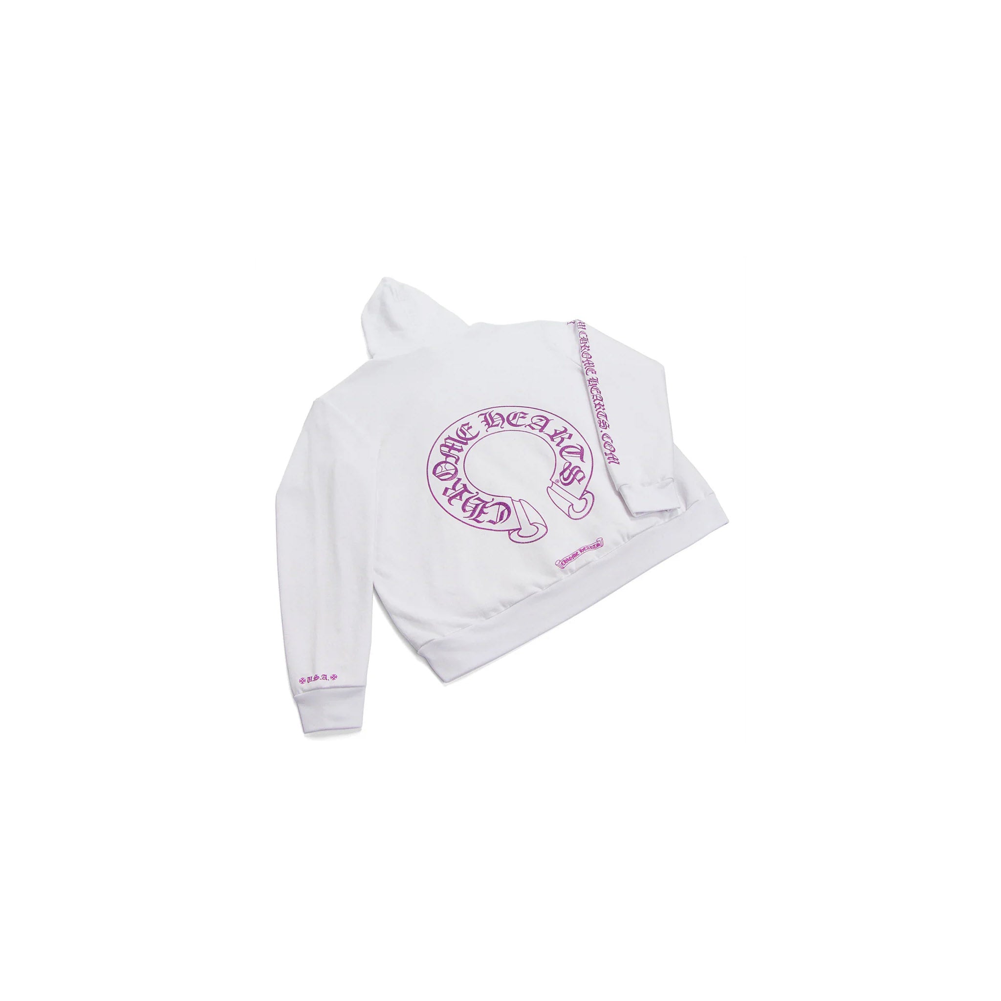 Chrome Hearts WWW.CHROMEHEARTS.COM Hoodie Purple Glitter - Common Hype