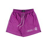 Common Hype Wildberry Contrast Stitching Mesh Short