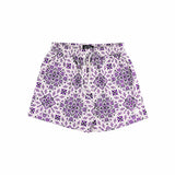 Common Hype Aztec Mesh Short Indigo Purple