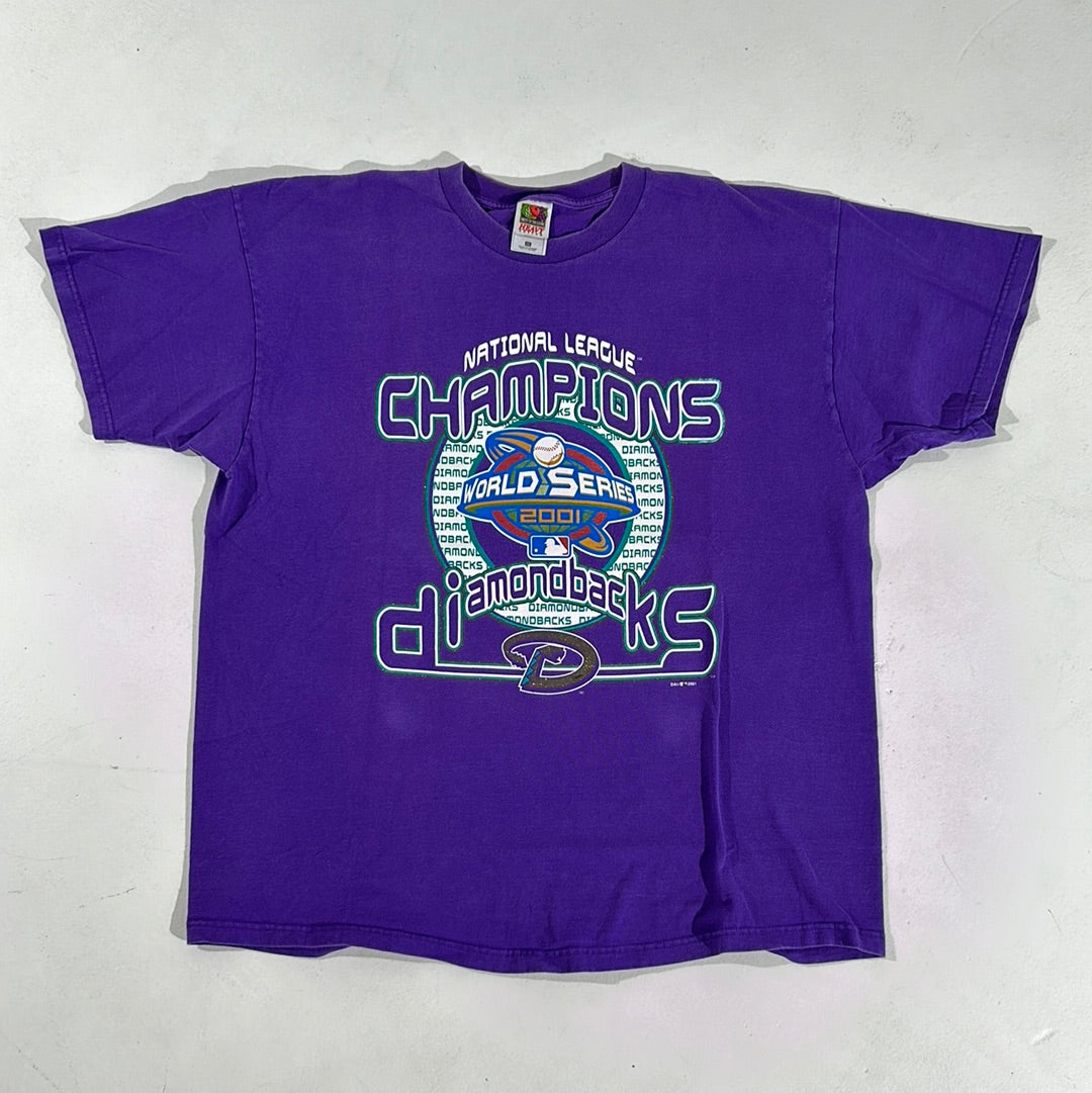 2001 Arizona Diamondbacks National League Champions Tee - V113