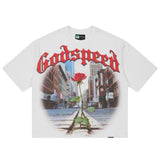Godspeed Concrete Rose Tee White