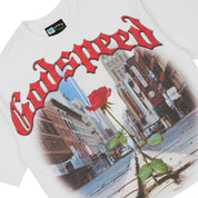 Godspeed Concrete Rose Tee White