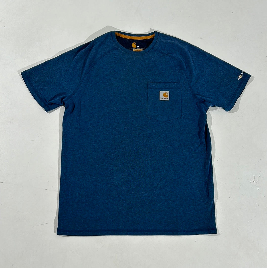 Carhartt Pocket Tee Blue - V10 - Common Hype