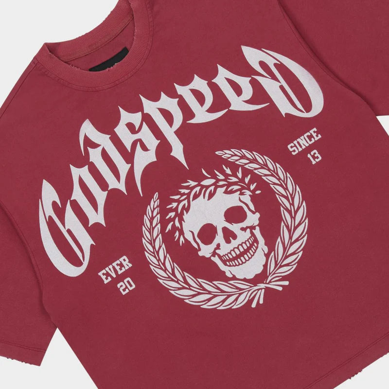 Godspeed Victor Crest Tee Red