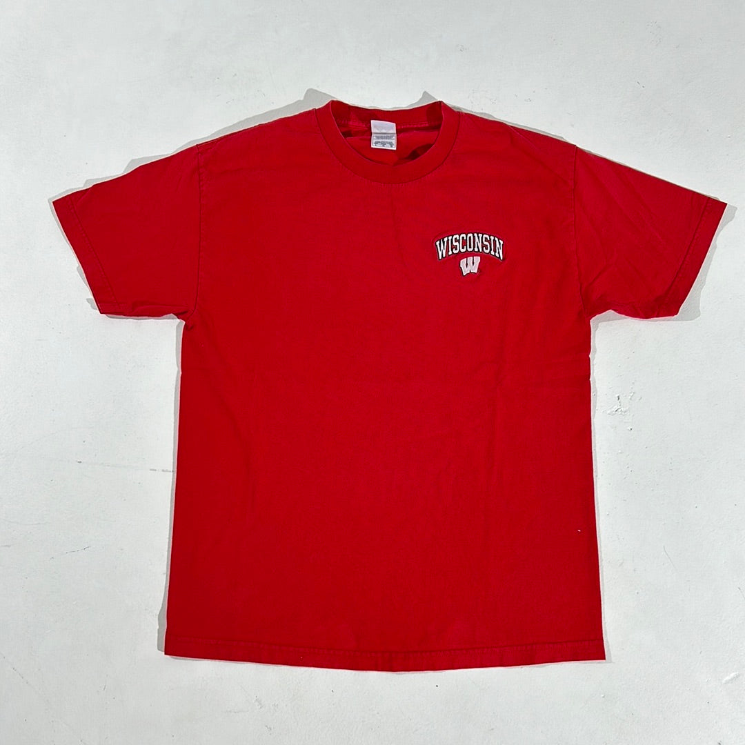 Wisconsin Badgers Embroidered Tee - V28 - Common Hype