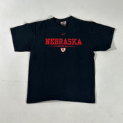 Nebraska Football Tee Black - V66