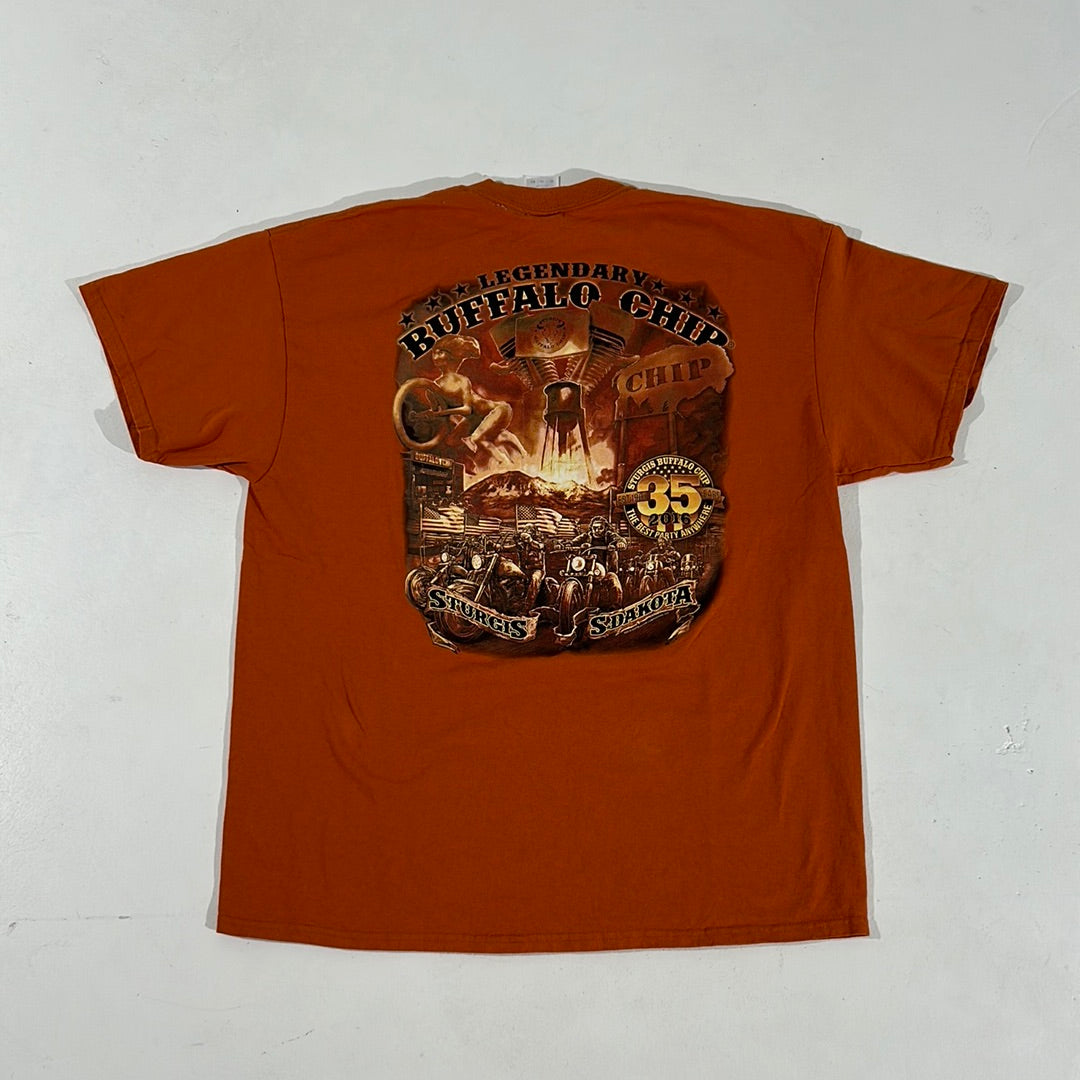 Sturgis Buffalo Chip Tee Orange - V72 - Common Hype