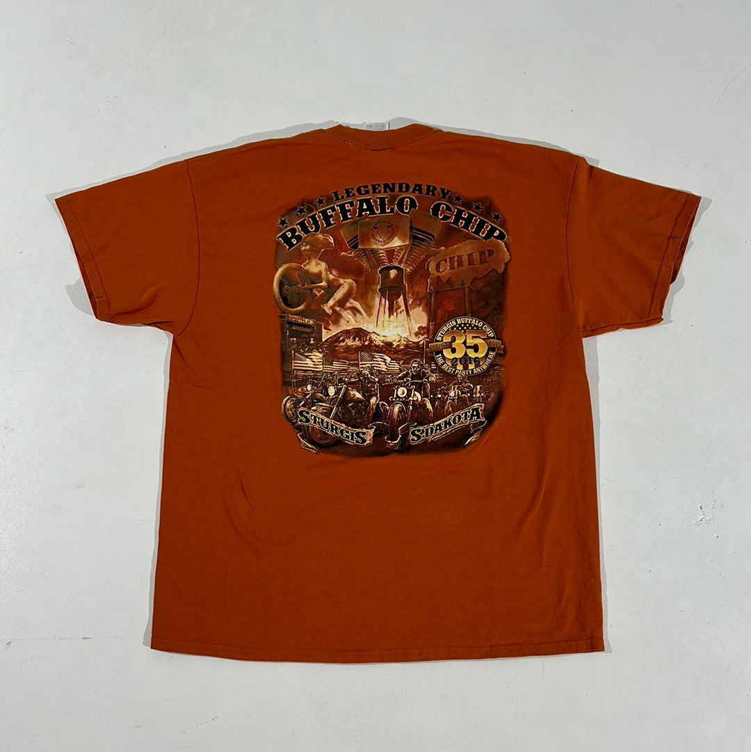 Sturgis Buffalo Chip Tee Orange - V72