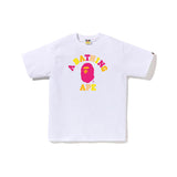 Bape Colors College Tee White