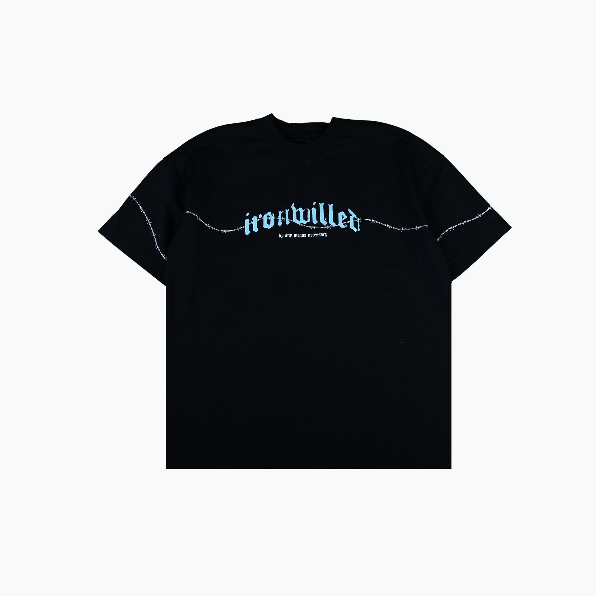 Ironwilled Barbed Iron Tee Blue
