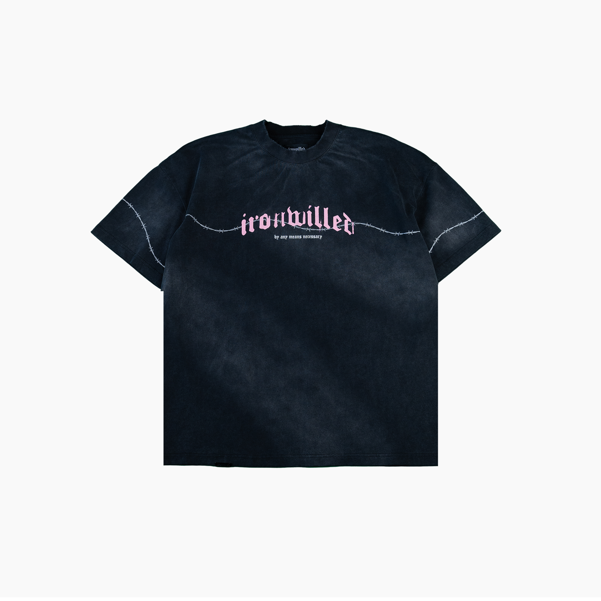 Ironwilled Barbed Iron Tee Pink