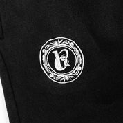 Common Hype C Logo Washed Sweatpants Black