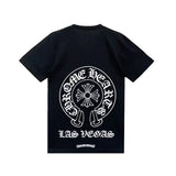 Chrome Hearts Las Vegas Exclusive Horseshoe Logo Tee Black