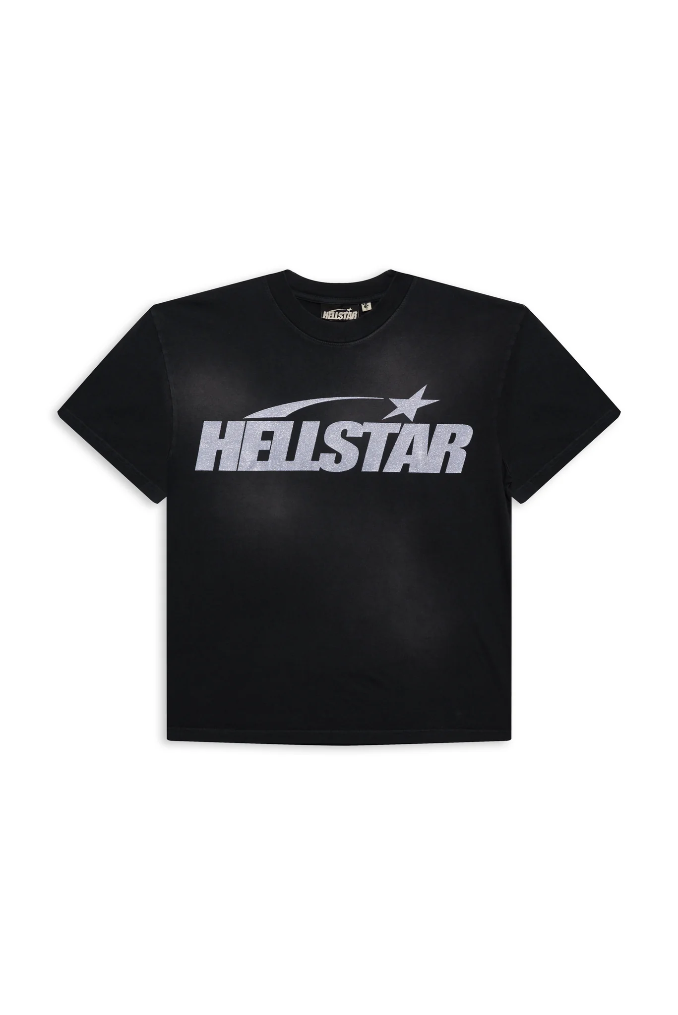 Hellstar Classic Glitter Logo T-Shirt Black/Glitter - Common Hype