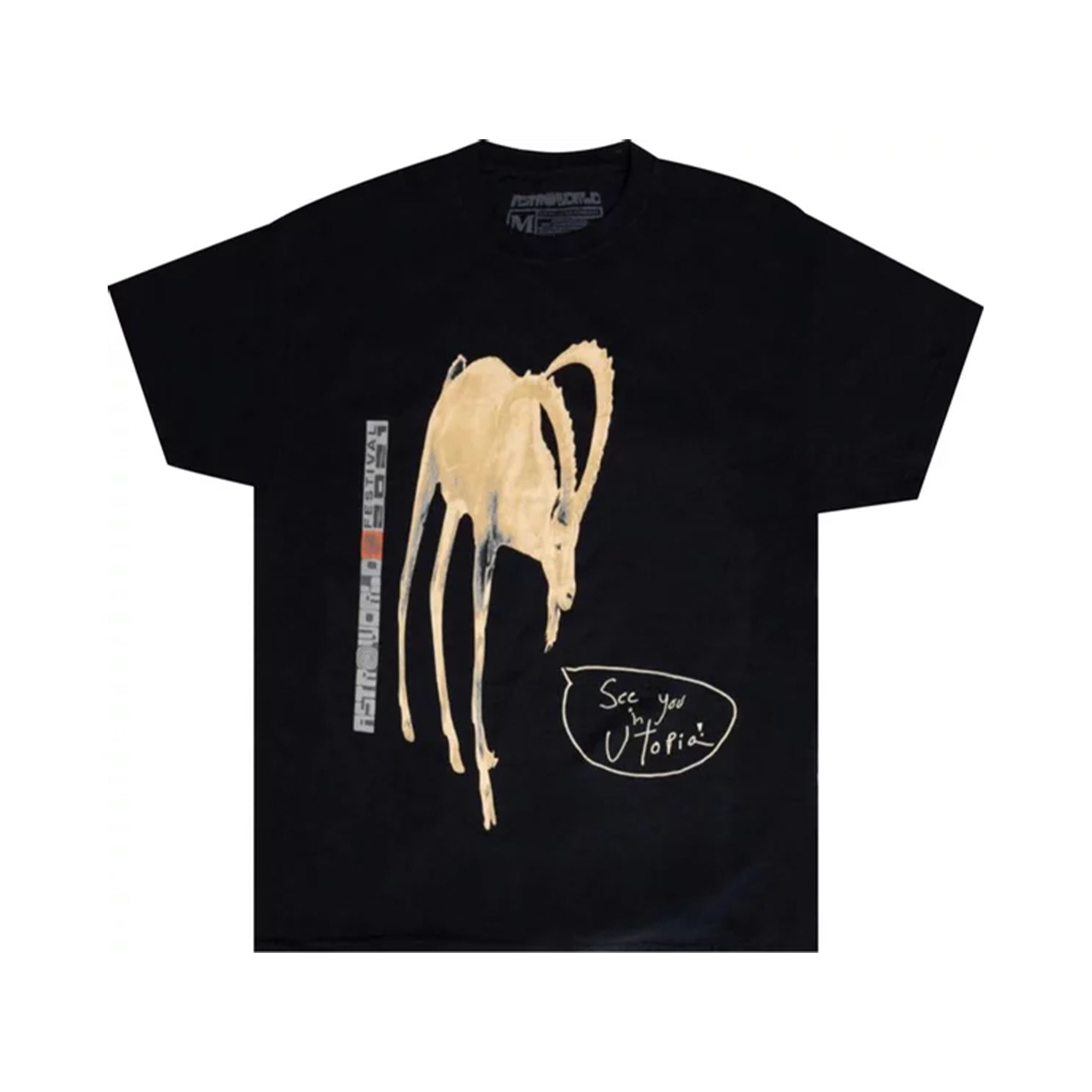 Cactus Jack by Travis Scott Goat Tee Washed Black - Common Hype