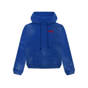 Hellstar Classic Gel Hoodie White/Blue - Common Hype