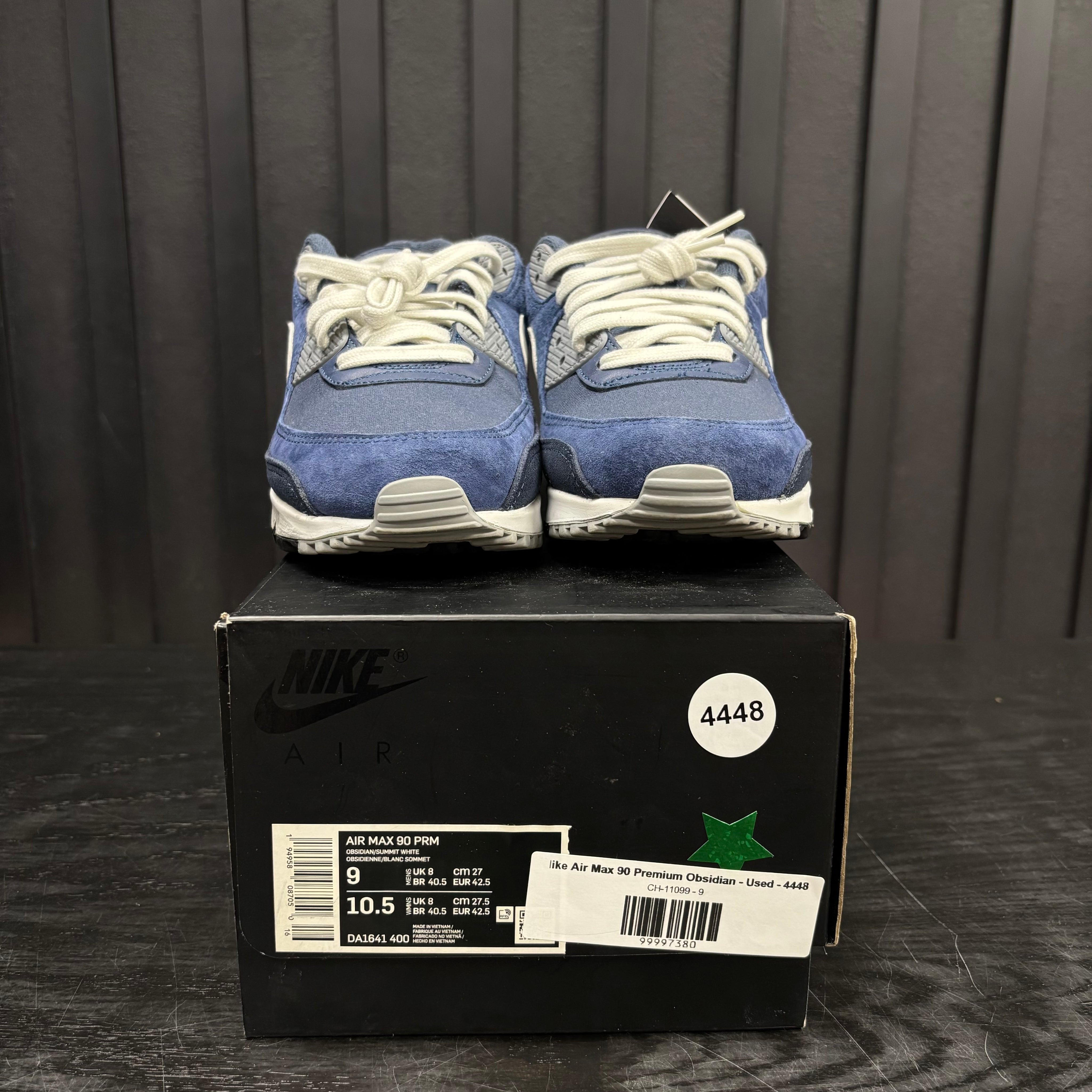 Nike Air Max 90 Premium Obsidian - Used - 4448
