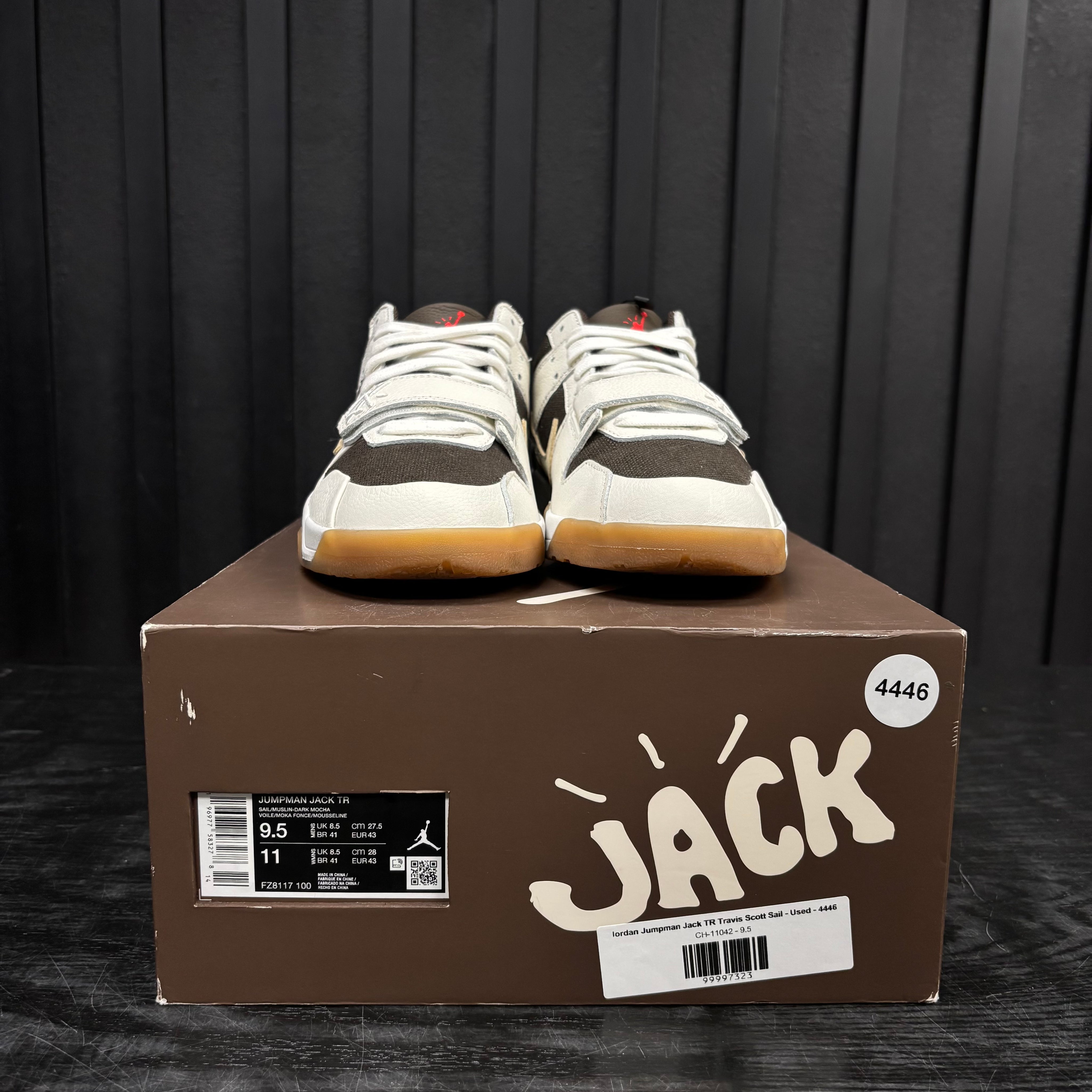 Jordan Jumpman Jack TR Travis Scott Sail - Used - 4446
