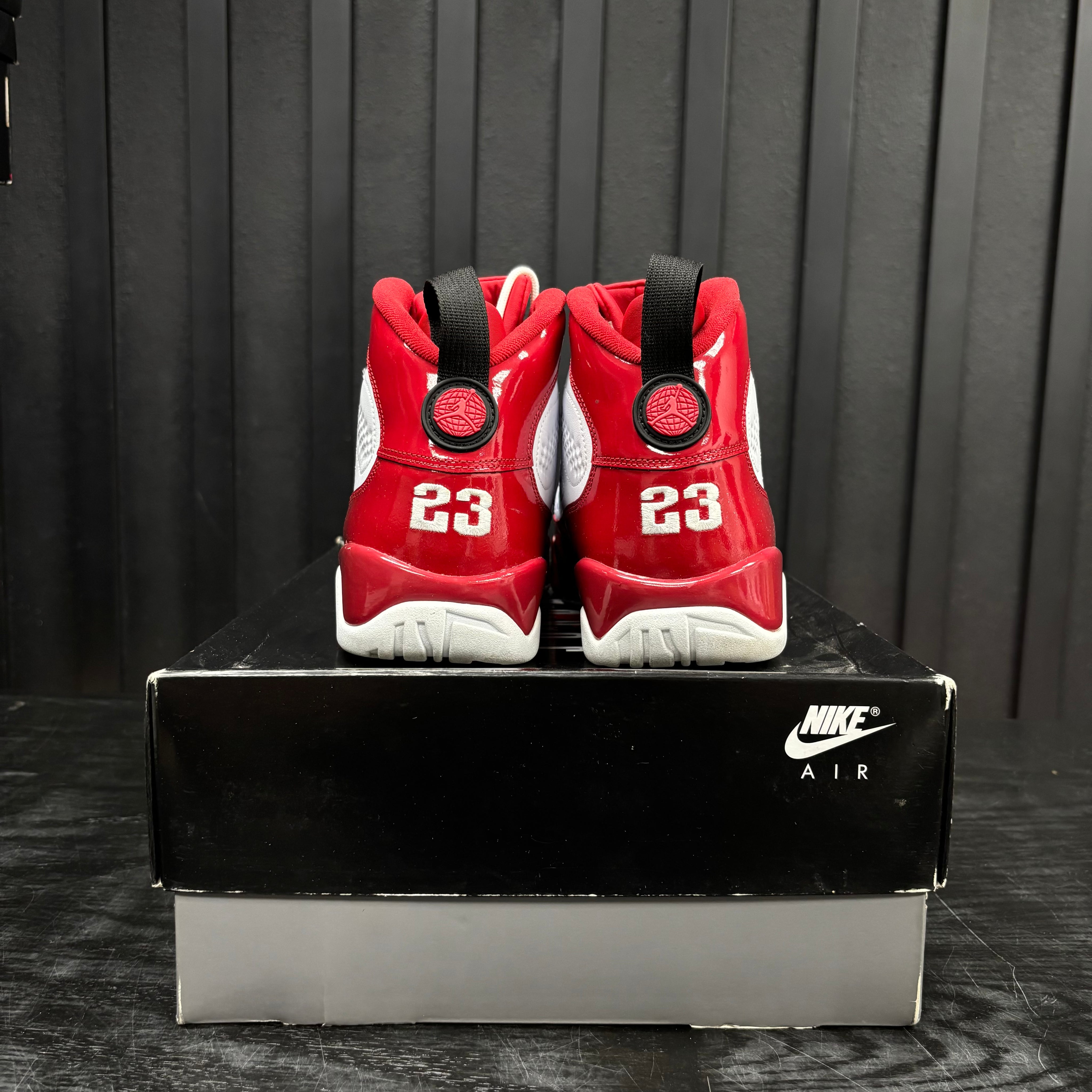 Jordan 9 Retro White Gym Red - Used - 4464