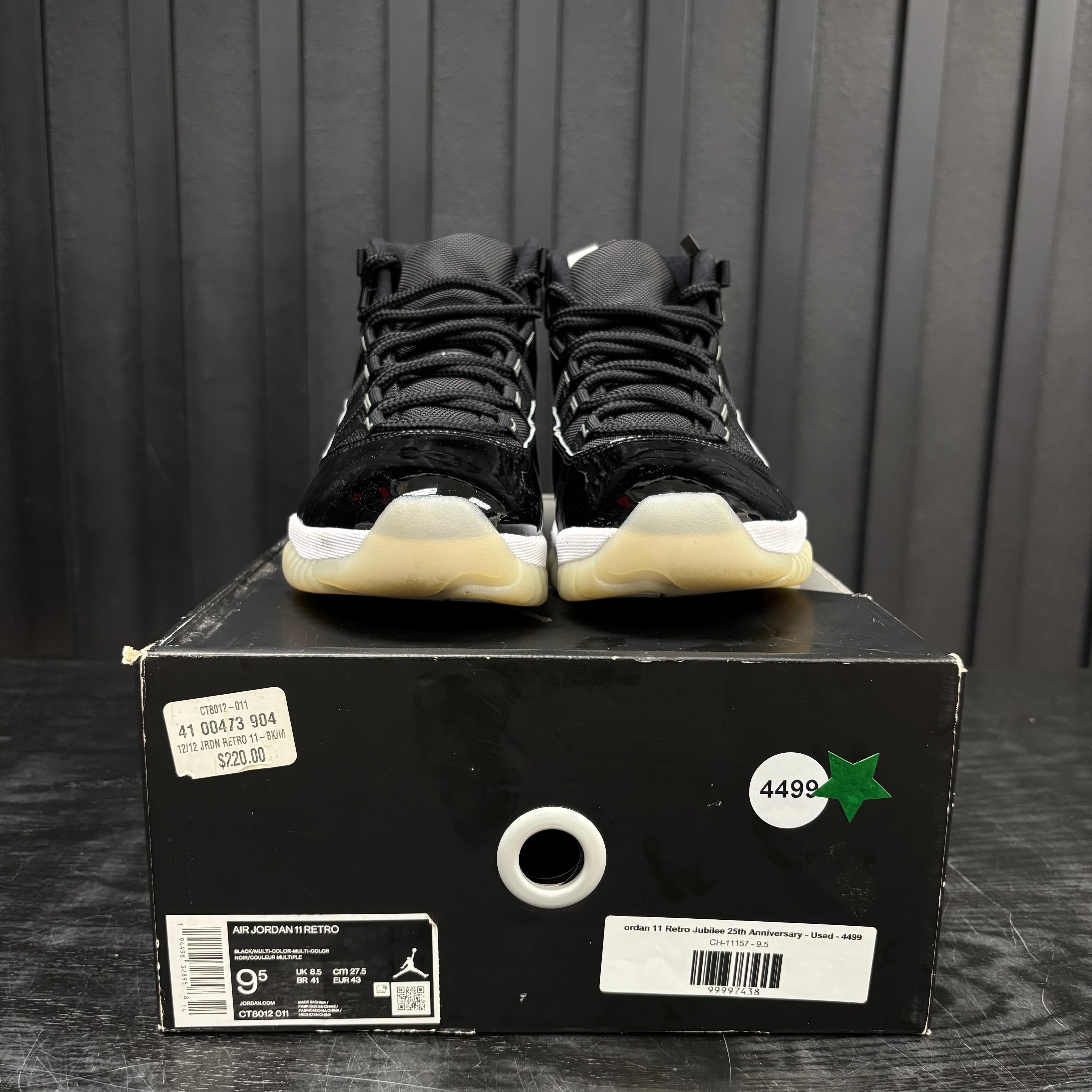 Jordan 11 Retro Jubilee 25th Anniversary - Used - 4499