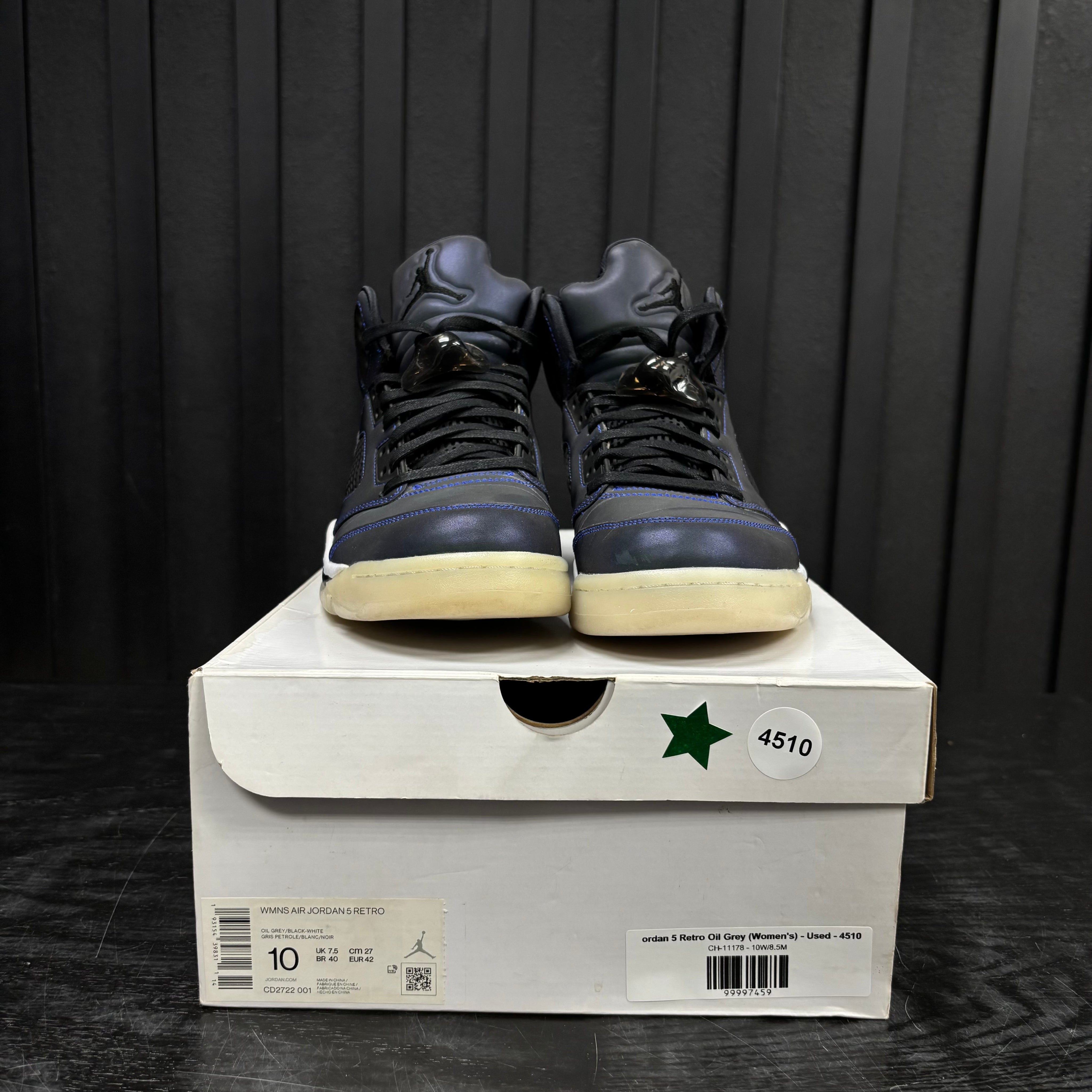 Jordan 5 Retro Oil Grey (Women's) - Used - 4510