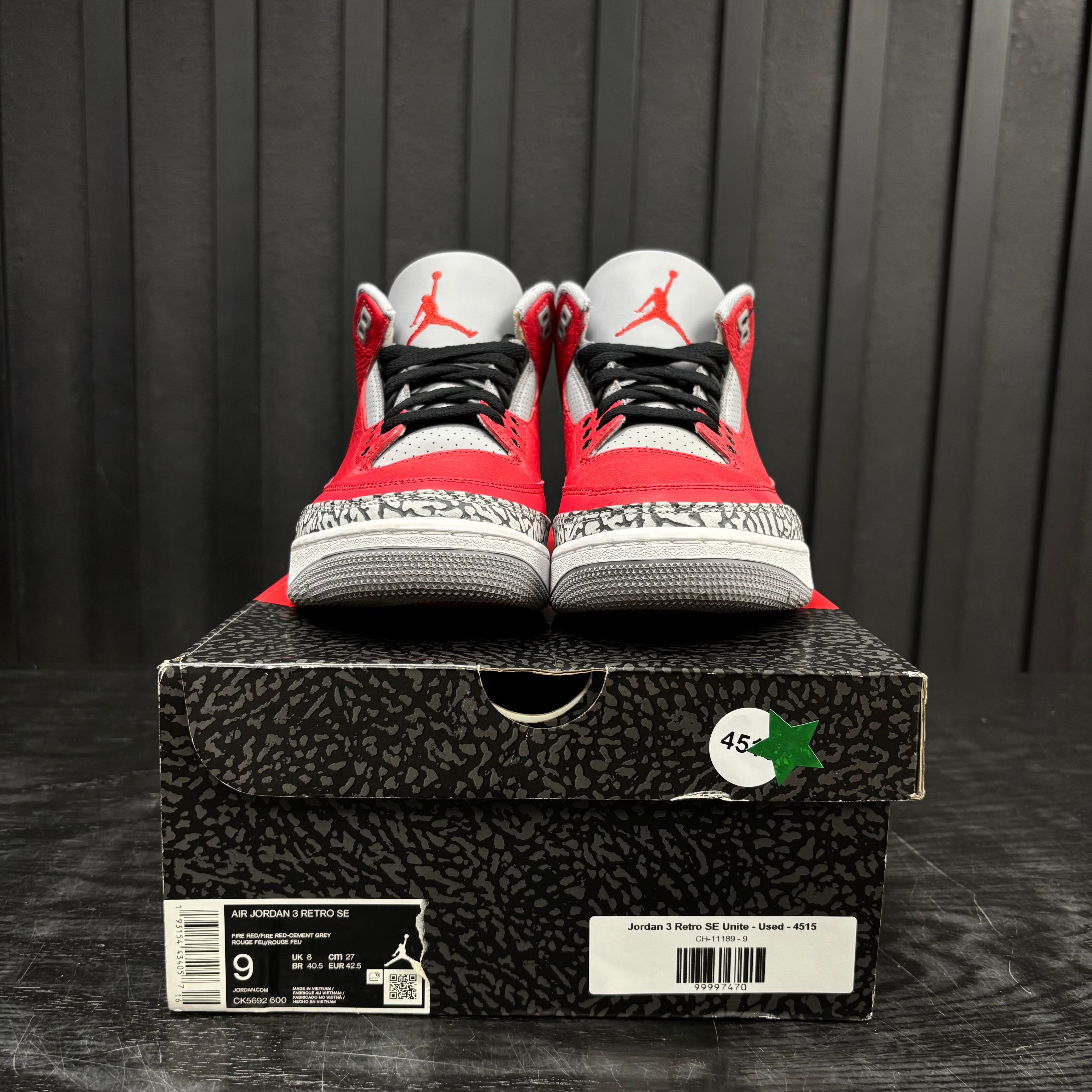 Jordan 3 Retro SE Unite - Used - 4515