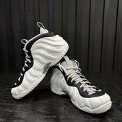 Nike Air Foamposite Pro White Black University Red - Used - 4514