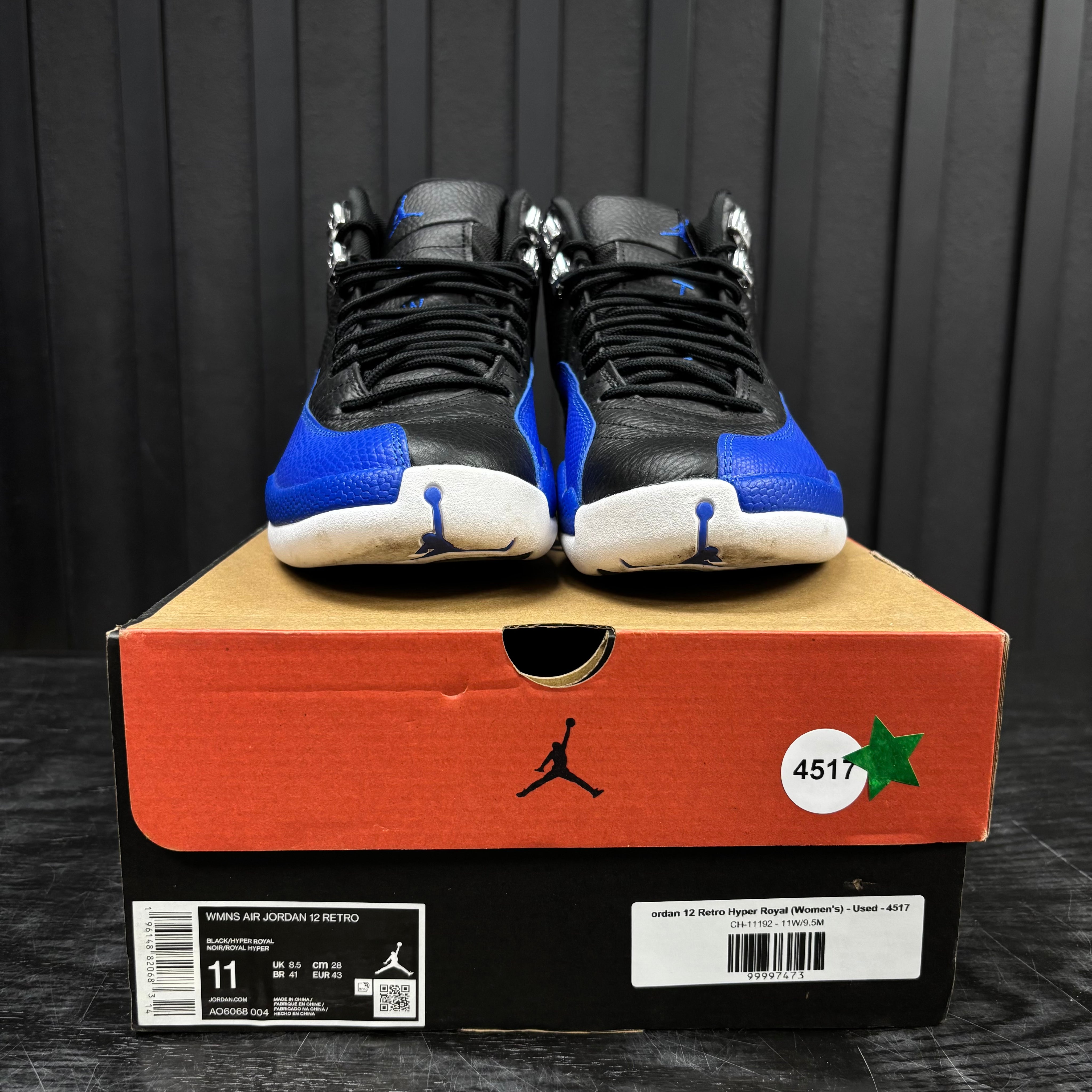 Jordan 12 Retro Hyper Royal (Women's) - Used - 4517