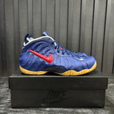 Nike Air Foamposite Pro Blue Void University Red - Used - 4477
