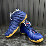 Nike Air Foamposite Pro Blue Void University Red - Used - 4477