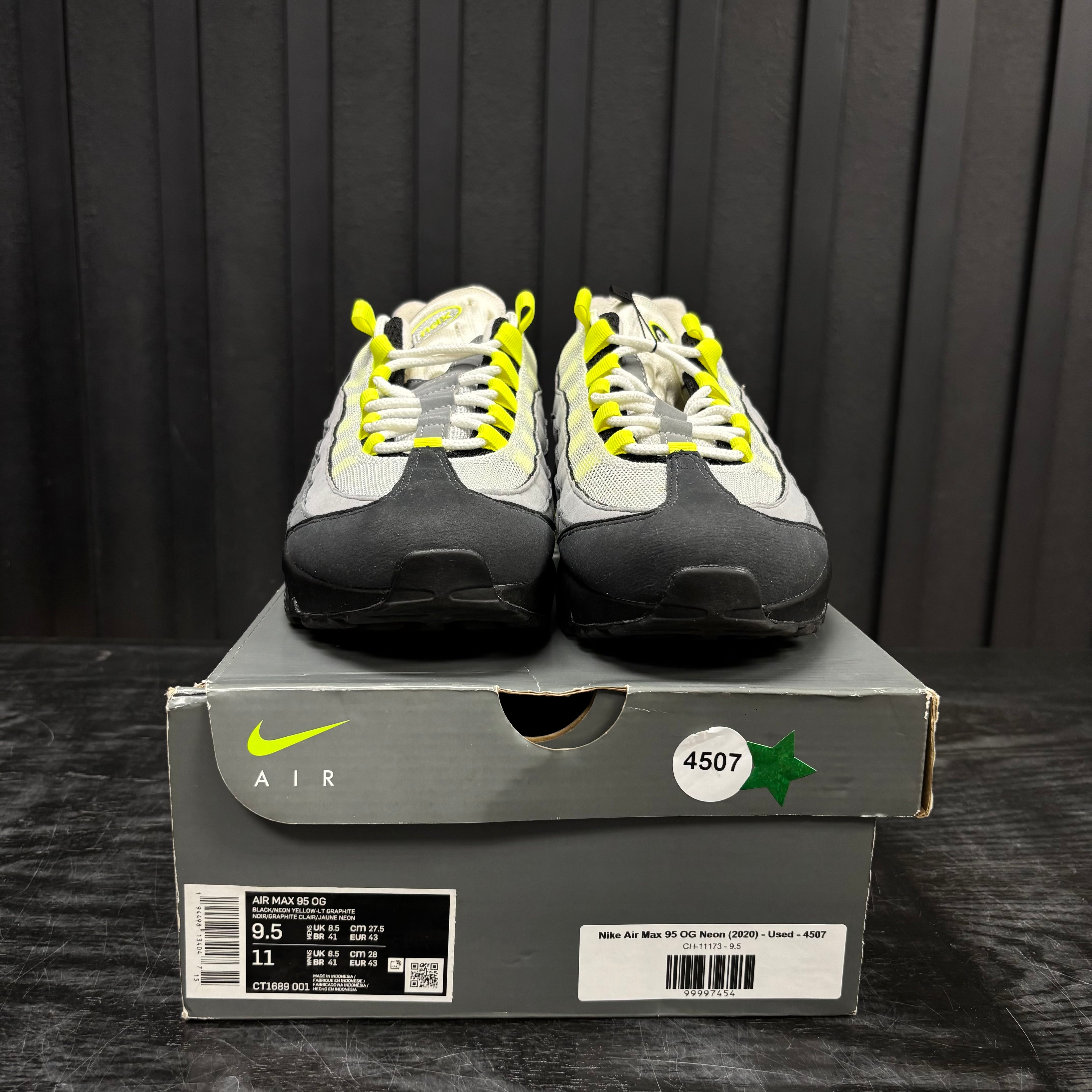 Nike Air Max 95 OG Neon (2020) - Used - 4507