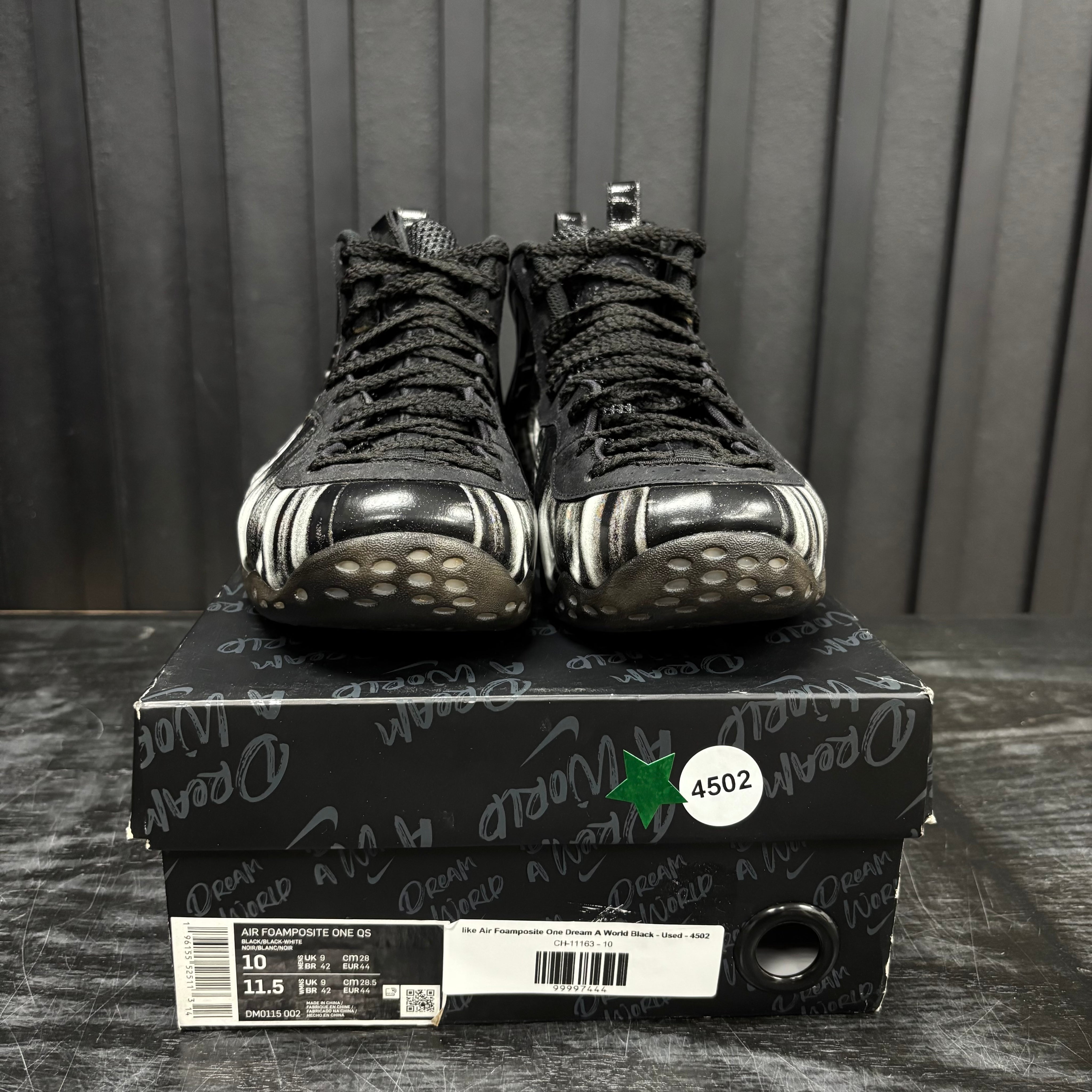 Nike Air Foamposite One Dream A World Black - Used - 4502