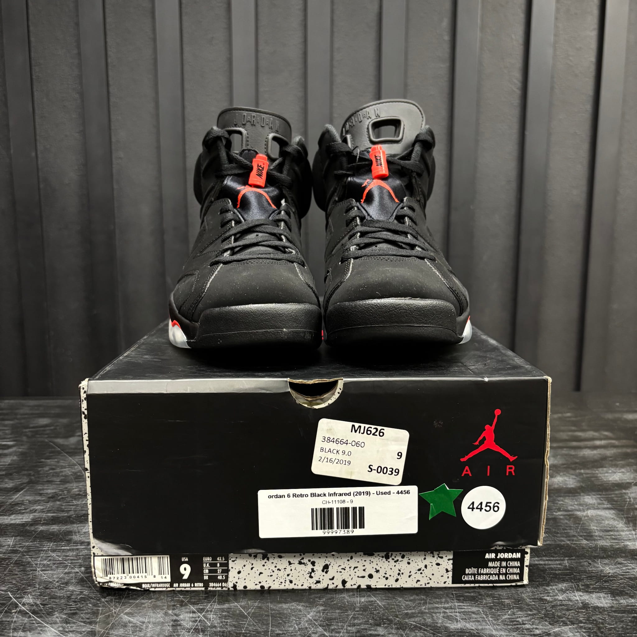 Jordan 6 Retro Black Infrared (2019) - Used - 4456 – Common Hype