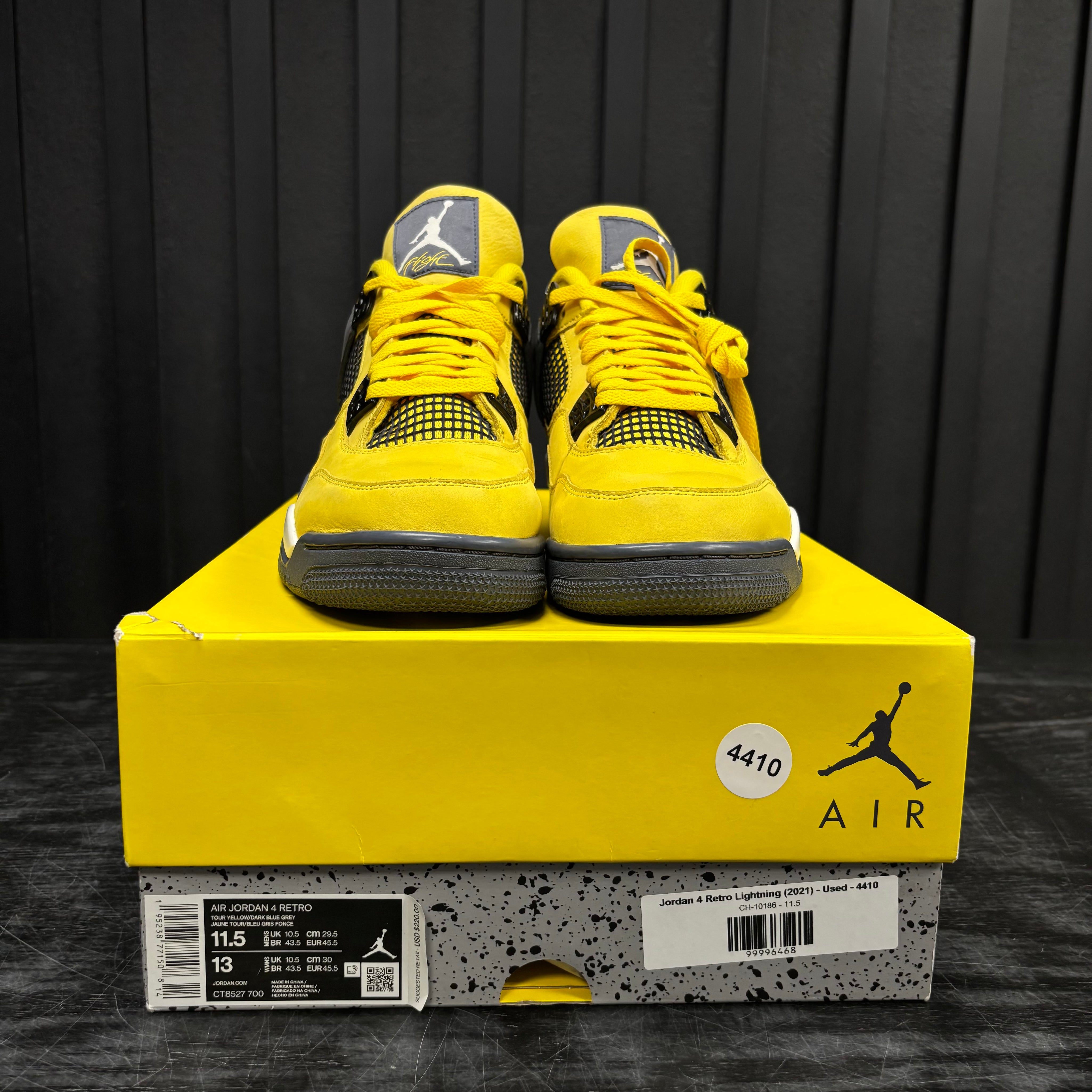 Jordan 4 Retro Lightning (2021) - Used - 4410