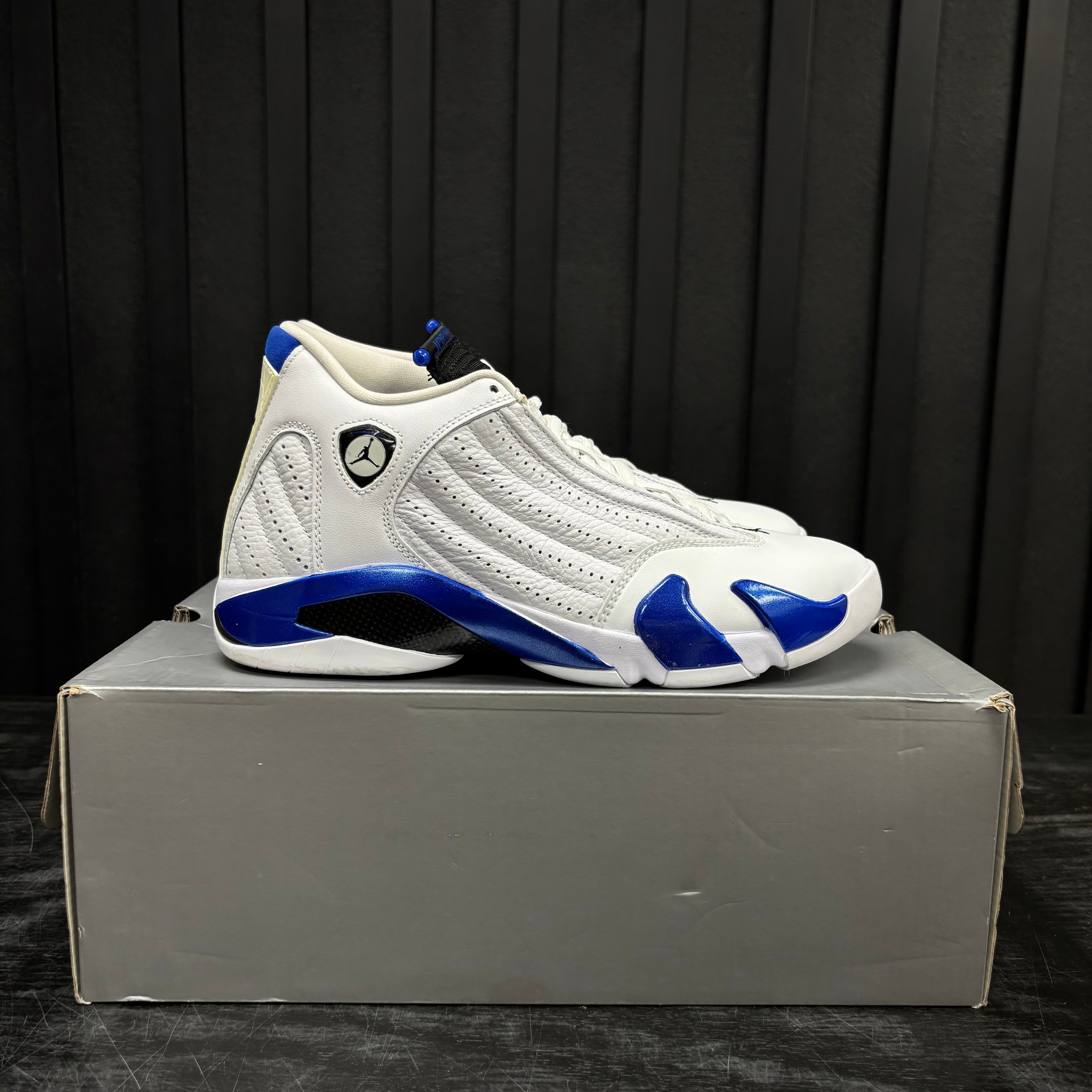 Jordan 14 Retro White Hyper Royal - Used - 4452