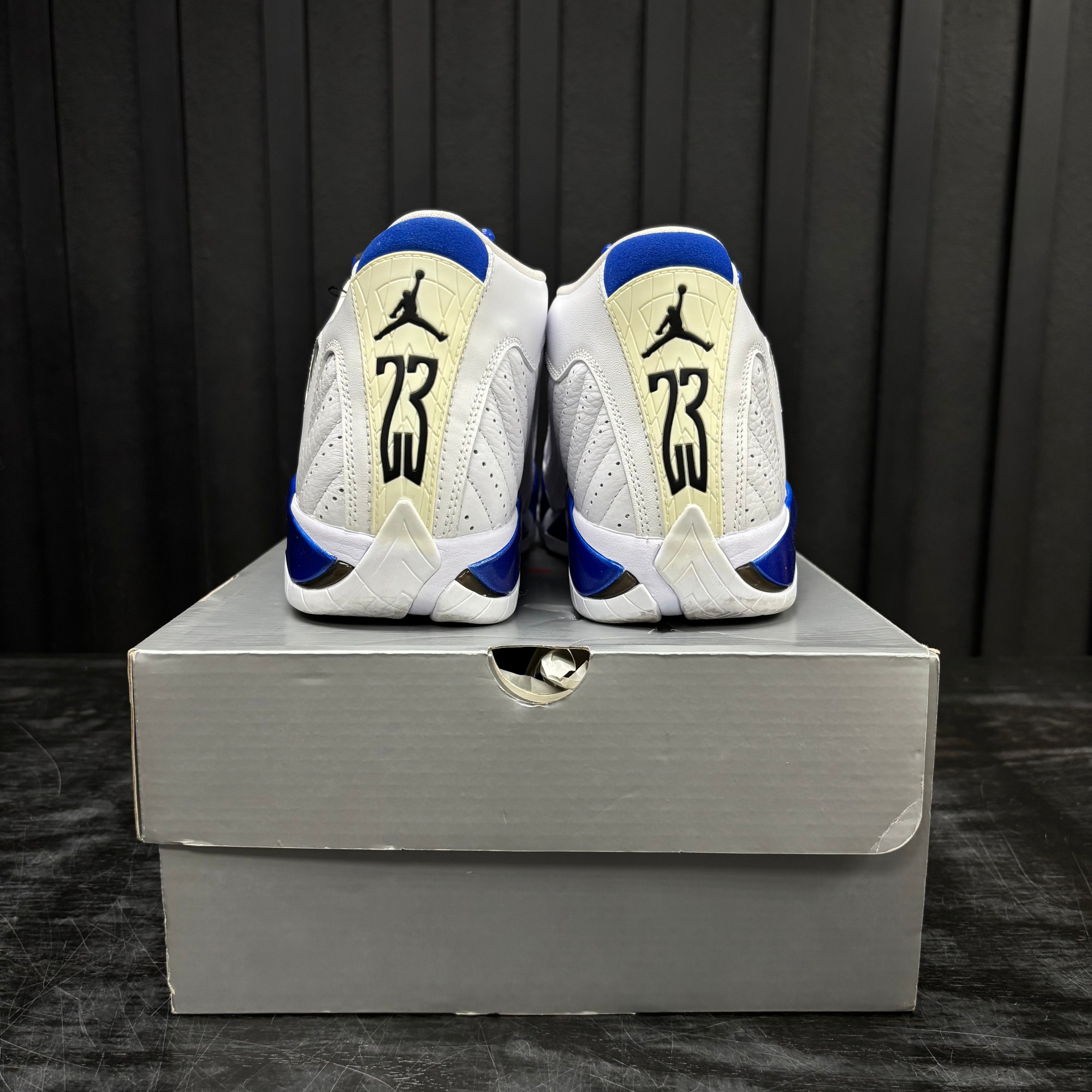 Jordan 14 Retro White Hyper Royal - Used - 4452