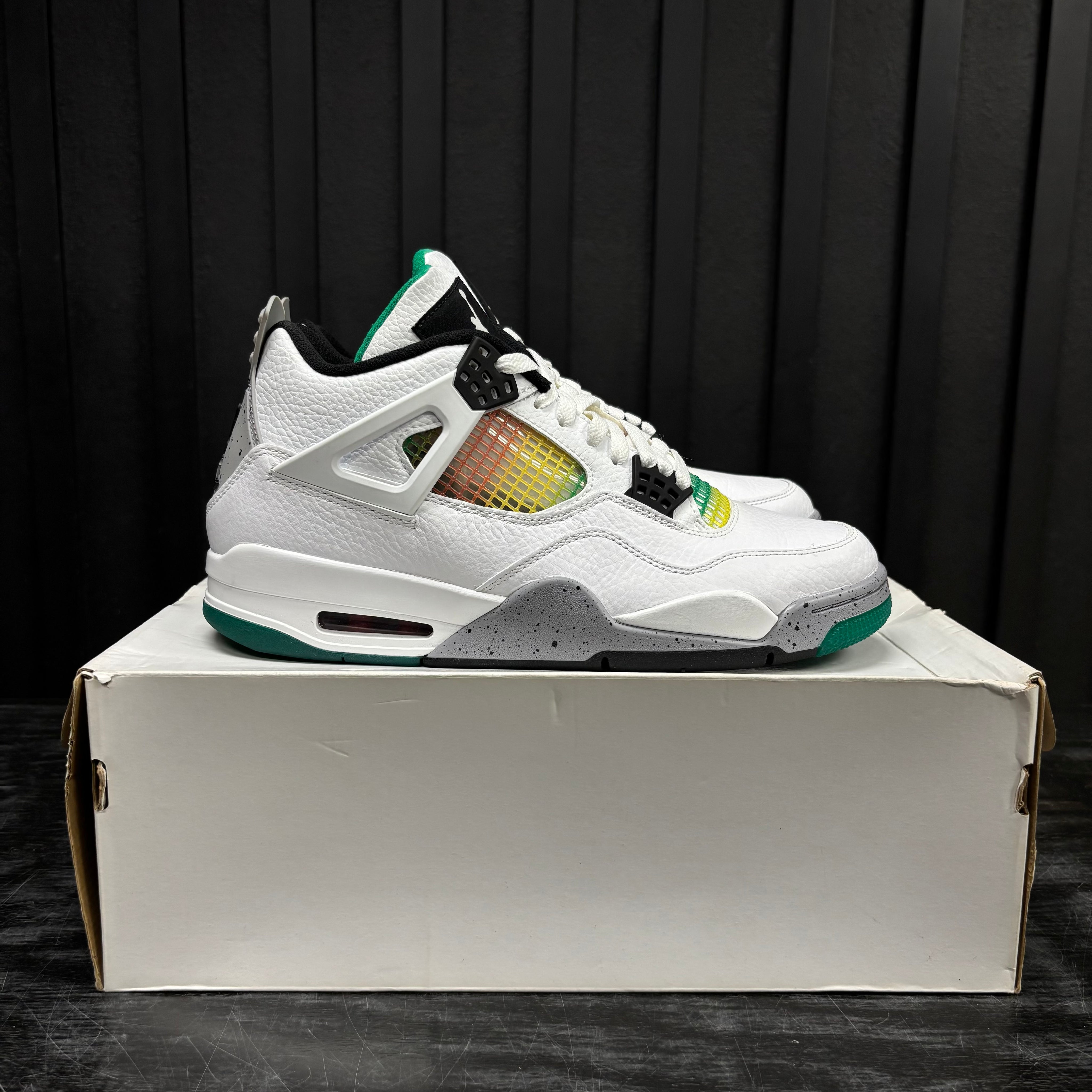 Jordan 4 Retro Lucid Green Rasta (Women's) - Used - 4449