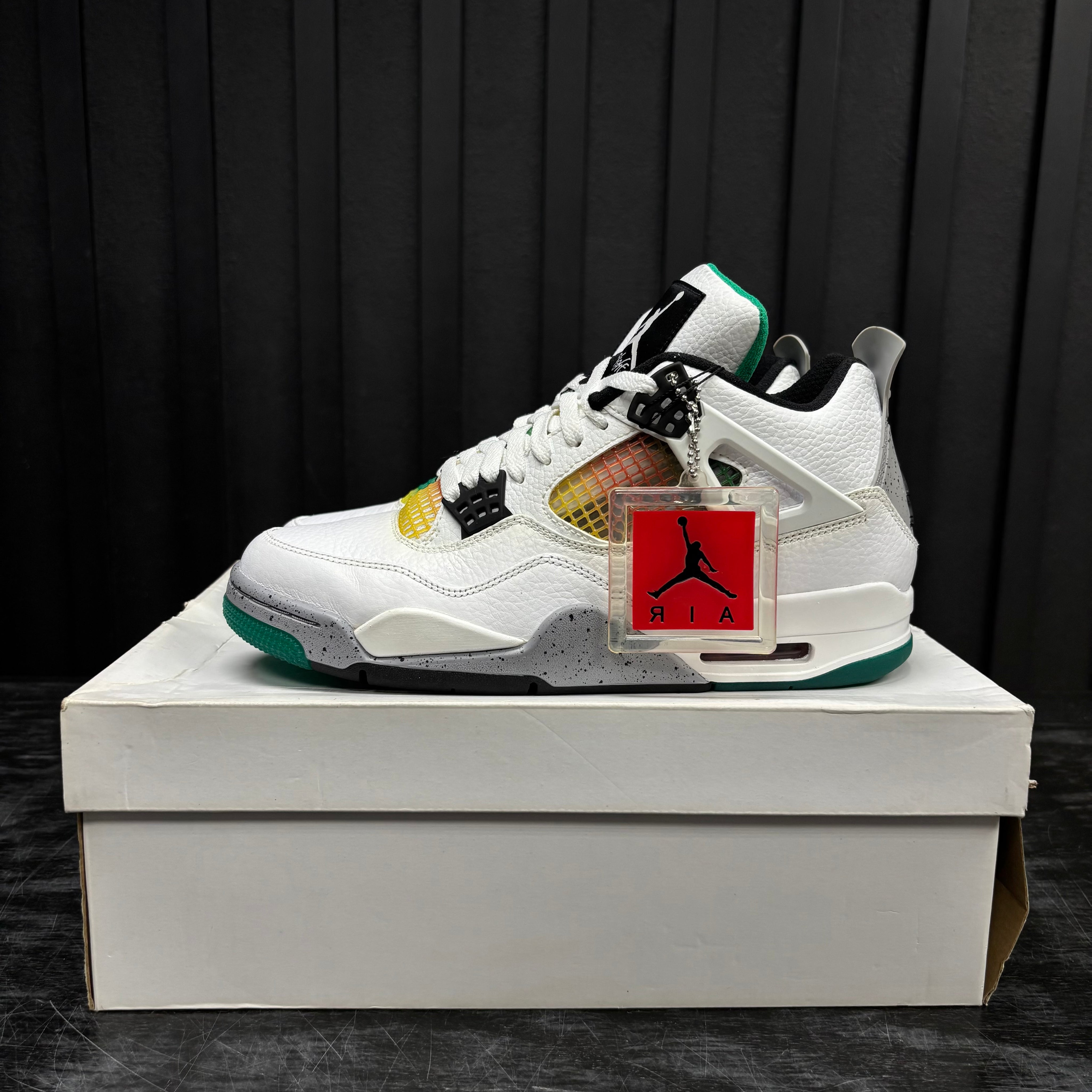 Jordan 4 Retro Lucid Green Rasta (Women's) - Used - 4449