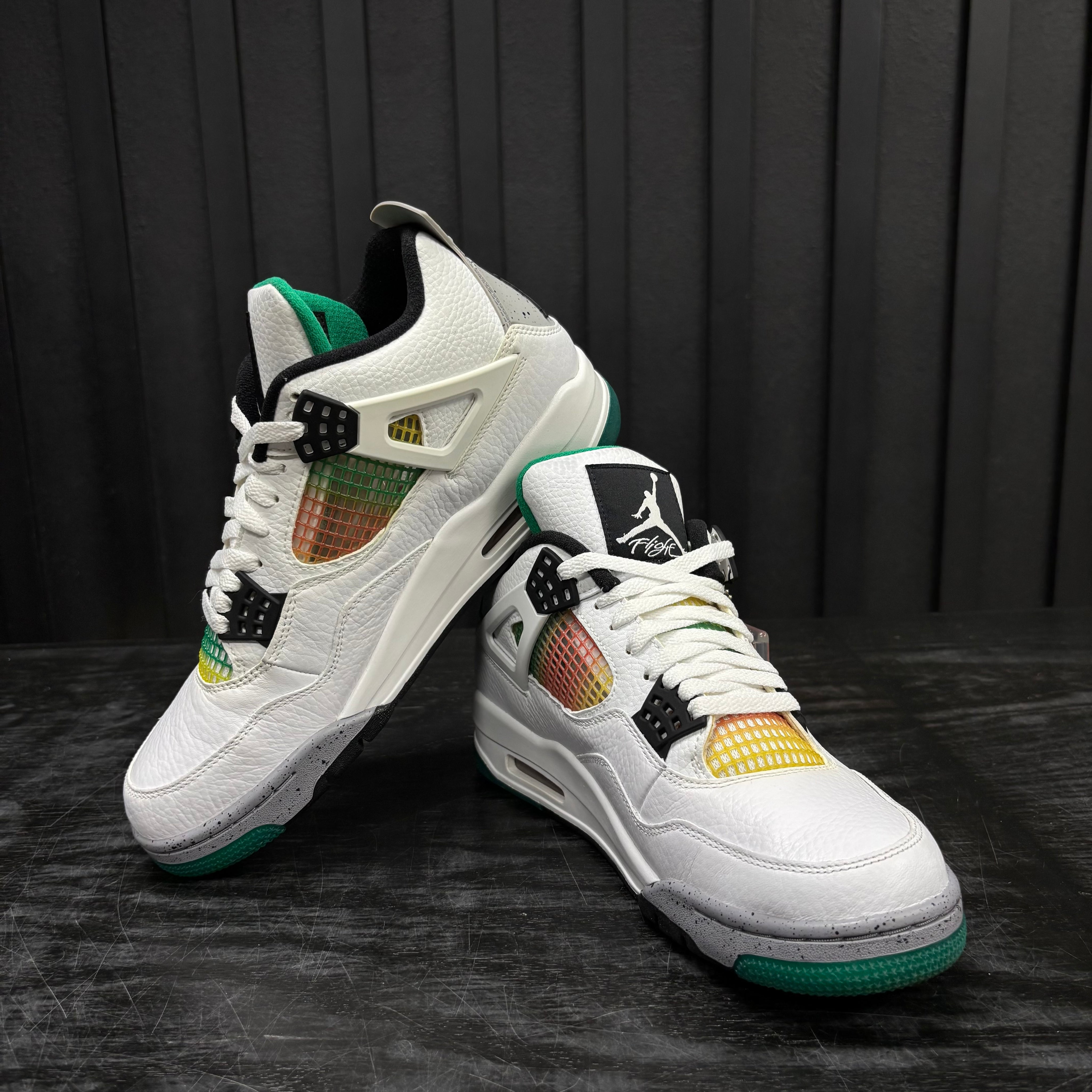 Jordan 4 Retro Lucid Green Rasta (Women's) - Used - 4449