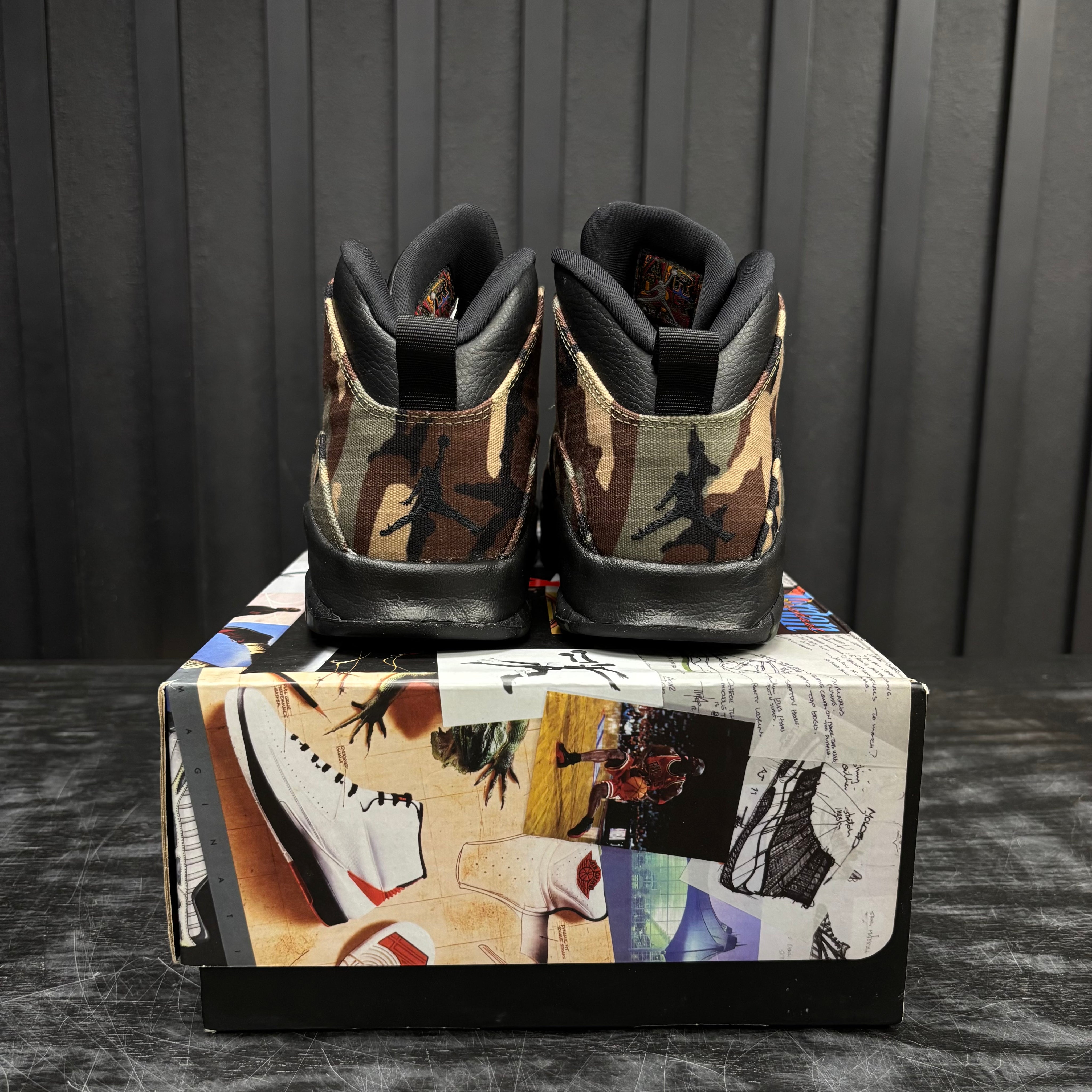 Jordan 10 Retro Woodland Camo - Used - 4474