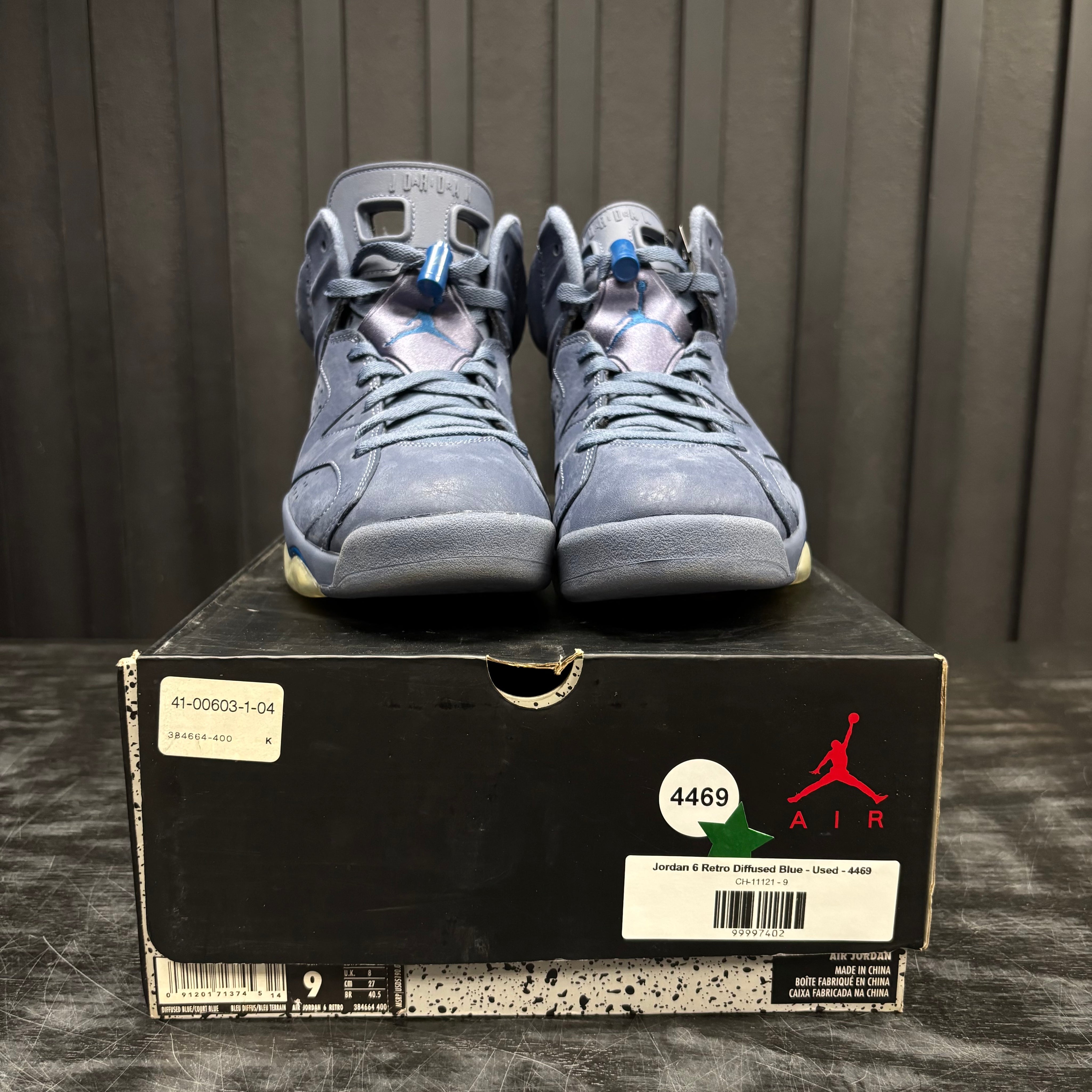 Jordan 6 Retro Diffused Blue - Used - 4469