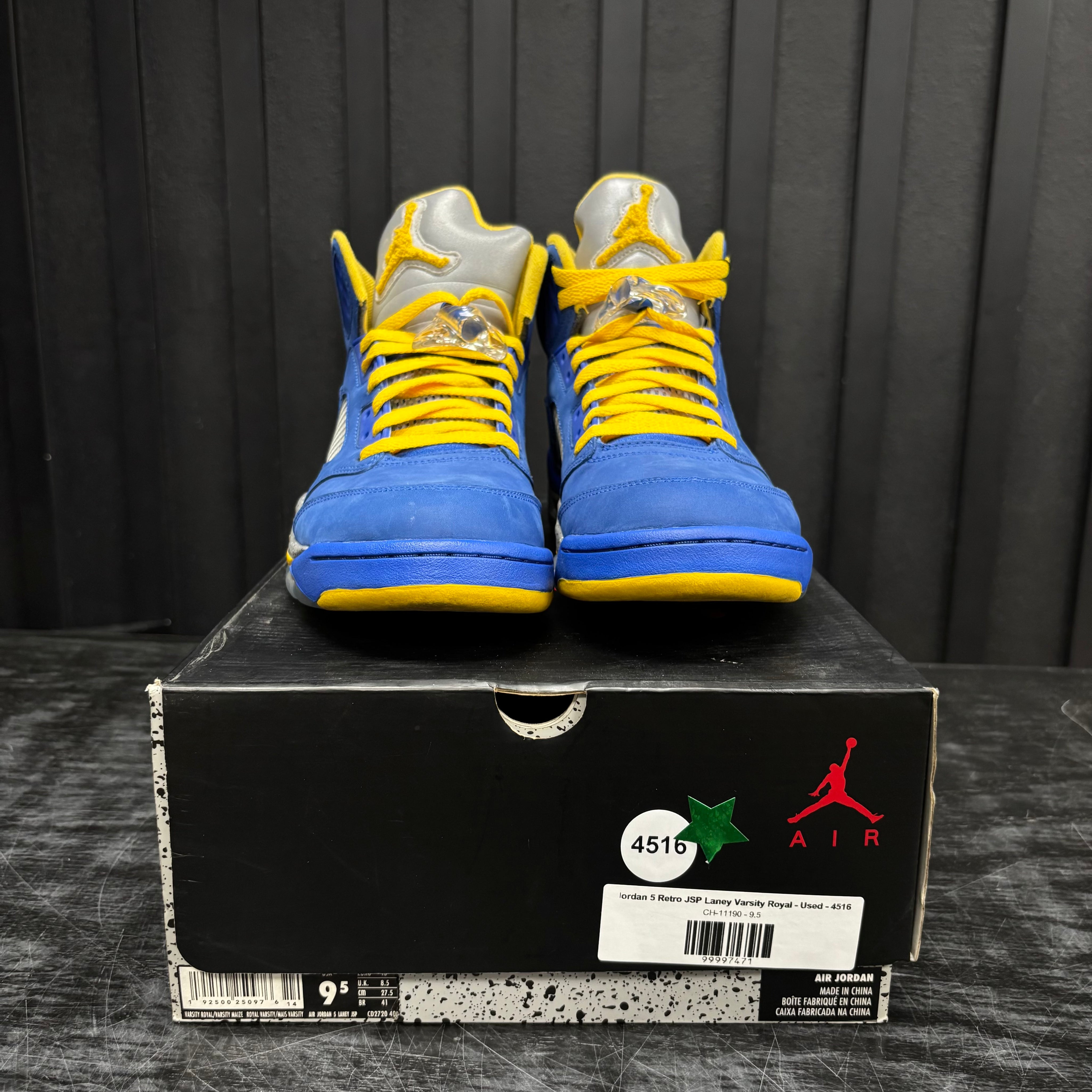 Jordan 5 Retro JSP Laney Varsity Royal - Used - 4516